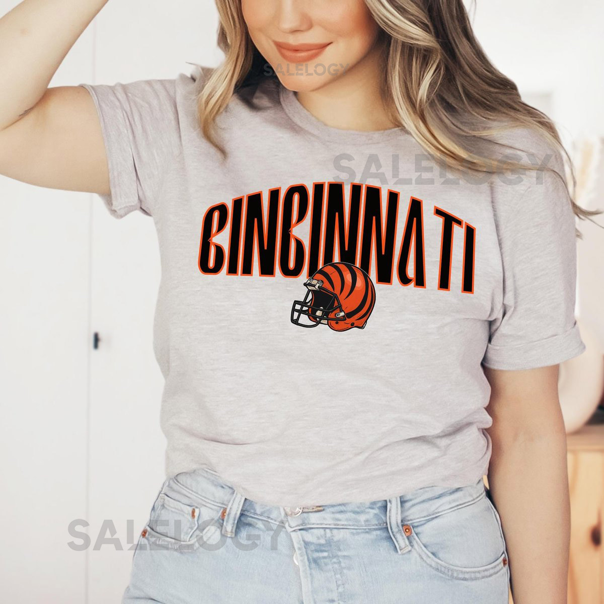 Cicinnati Football Game Day Tee Cincy Football Tailgate Shirt Bella Canvas 3001 Unisex Tee Vintage Football Shirt Cincy Fan Gift_477