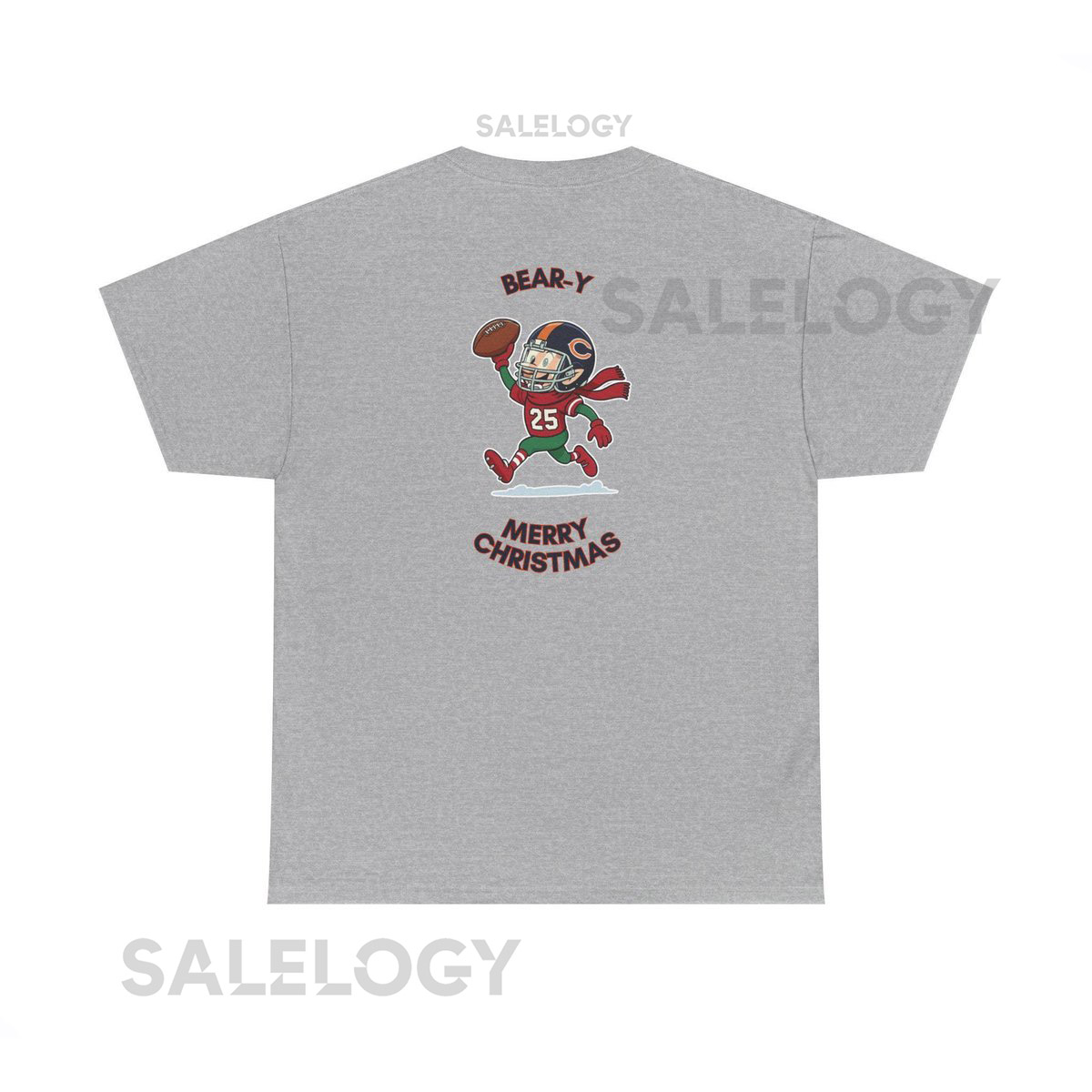 Chicago Bears Christmas Cartoon T-Shirt Football Fan Gift_430
