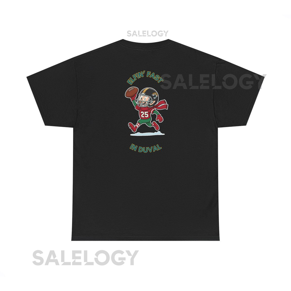 Jacksonville Jaguars Christmas Tee NFL Football Fan_641