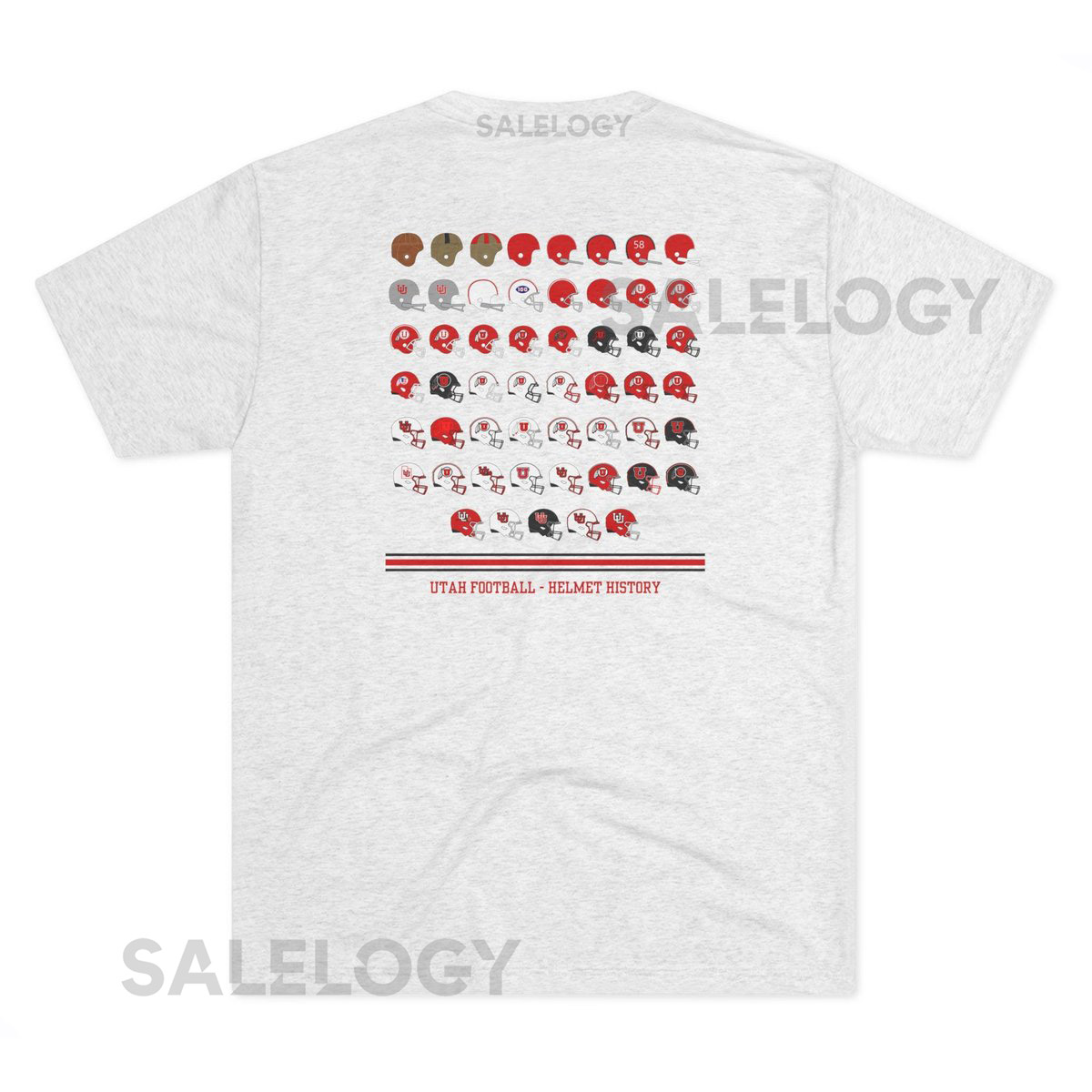 Utah Football Helmet History Unisex T Shirt_603