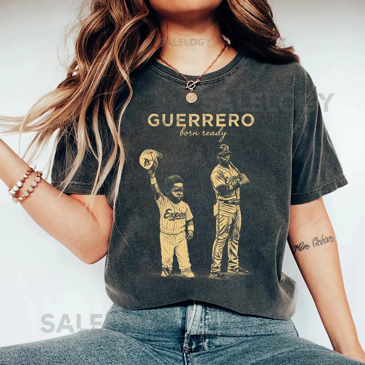 Vladimir Guerrero Jr Vintage Shirt baby baseball shirt Born Ready Vladdy Jr Tee Retro Baseball Gift_581