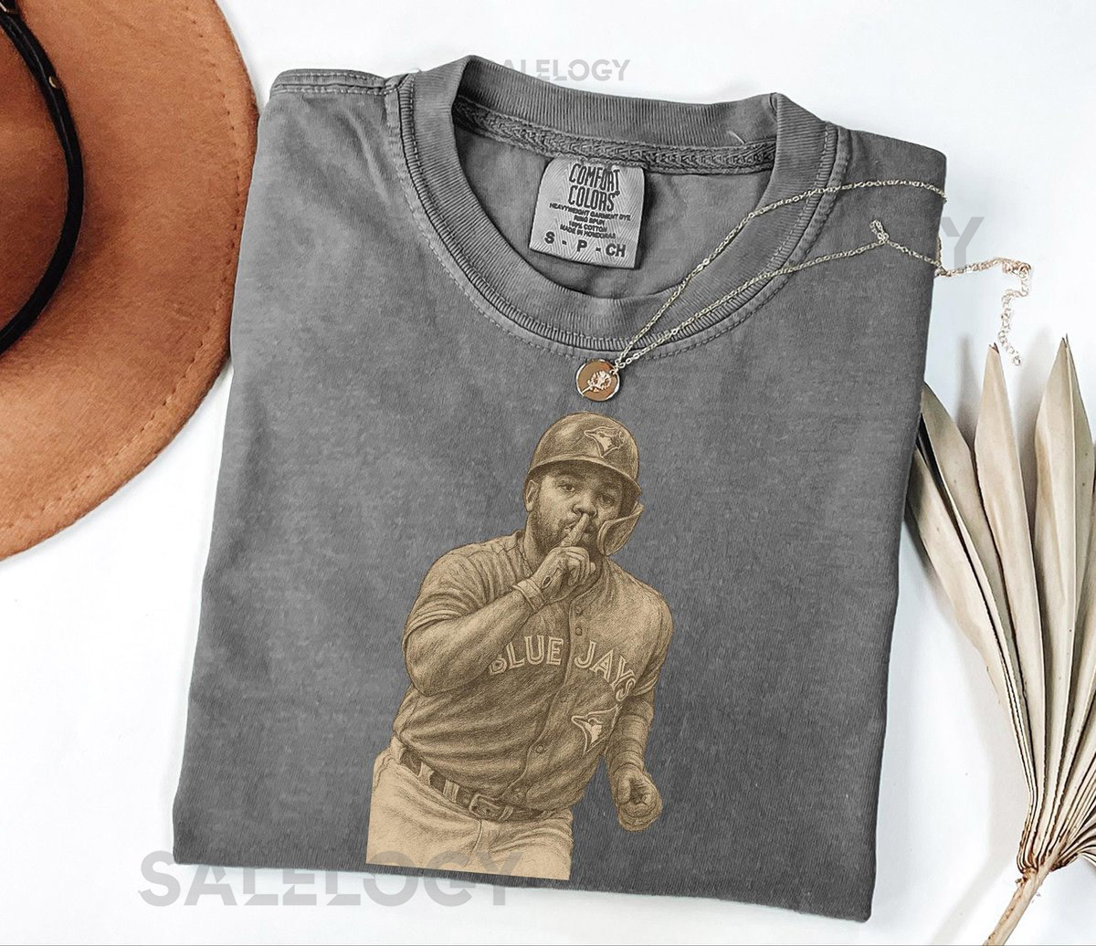 vladimir guerrero Jr. Shushing shirt - Baby Vladdy Shirts - Bo Bichette Tee - expos shirt - whos your vladdy - blue jays shirt_585