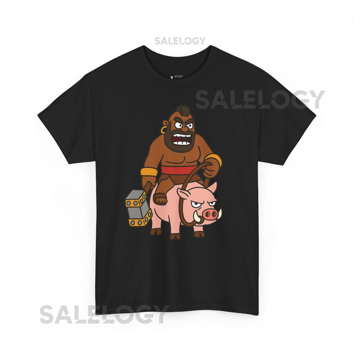 Hog Rider Shirt Clash Royale Tshirt Unisex Heavy Cotton Tee_308