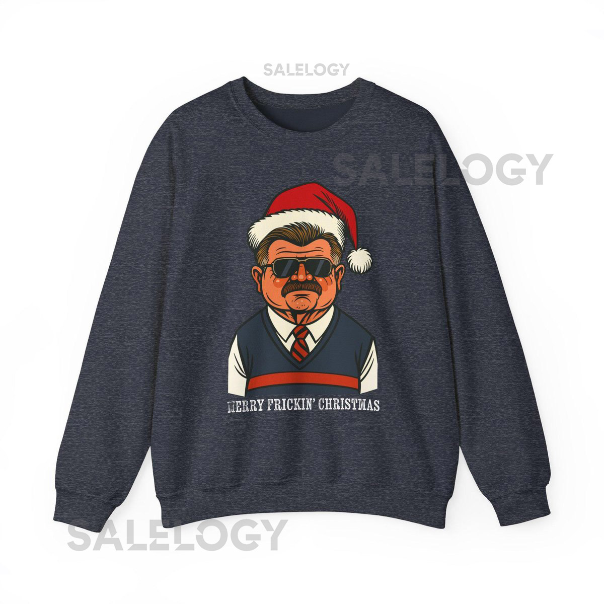 Ditka Claus Sweatshirt - Funny Chicago Bears Christmas Crewneck Pullover Sweatshirt_619