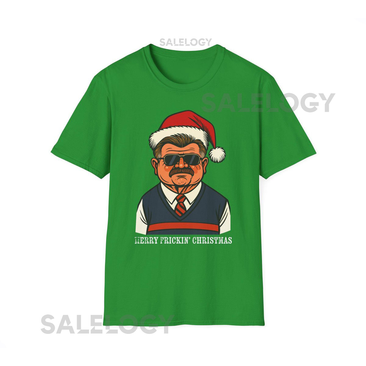 Ditka Claus T-Shirt - Funny Chicago Bears Christmas Unisex Softstyle T-Shirt_620