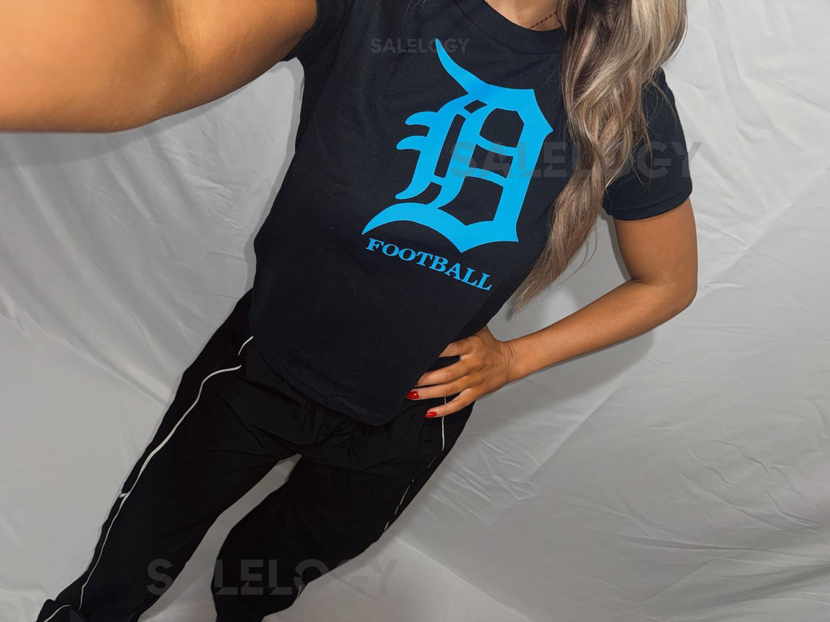 Detroit Lions Old English D Football Tee_275
