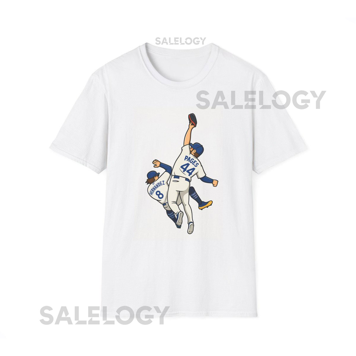 Pages-Hernandez 9th inning catch World Series - Baseball_350