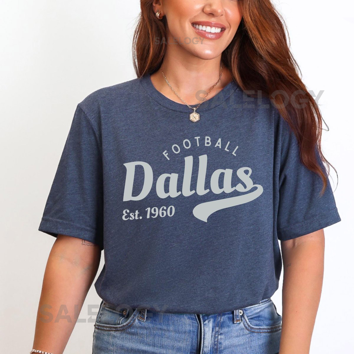 Dallas Football Varsity Shirt Bella Canvas Game Day Tee Retro Cowboy Football T-Shirt Sunday Tailgate Look Vintage Dallas Football Tee_261