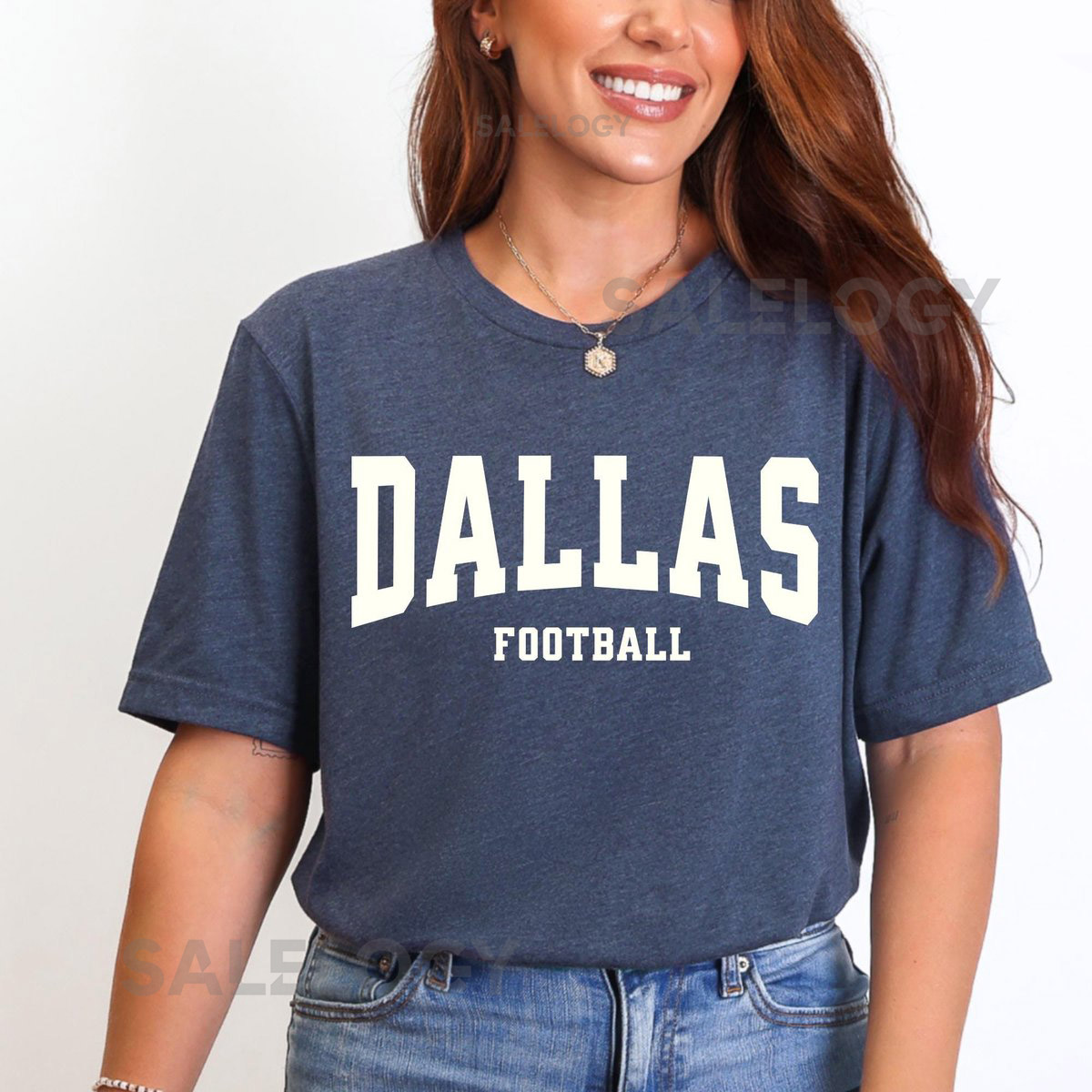 Dallas Football Varsity Shirt Bella Canvas Game Day Tee Retro Cowboy Football T-Shirt Sunday Tailgate Look Vintage Dallas Football Tee_262