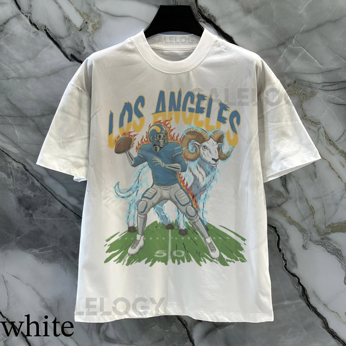 Vintage Los Angeles Football Shirt Comfort Colors Rams Football Tee Retro 90s Game Day T-Shirt Old School Merch_815