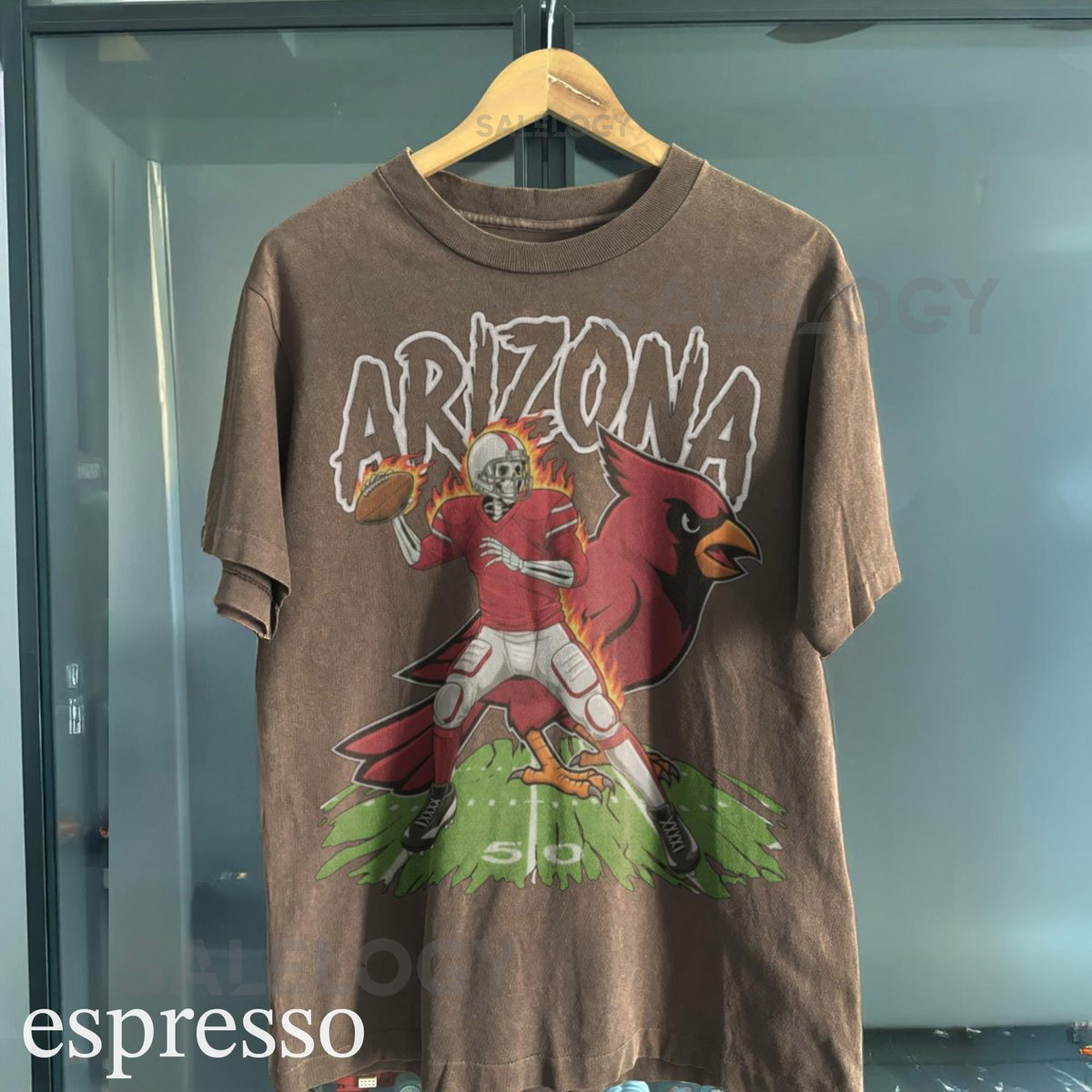 Vintage Arizona Football Shirt Comfort Colors Cardinals Football Tee Retro 90s Game Day T-Shirt Old School Merch_971
