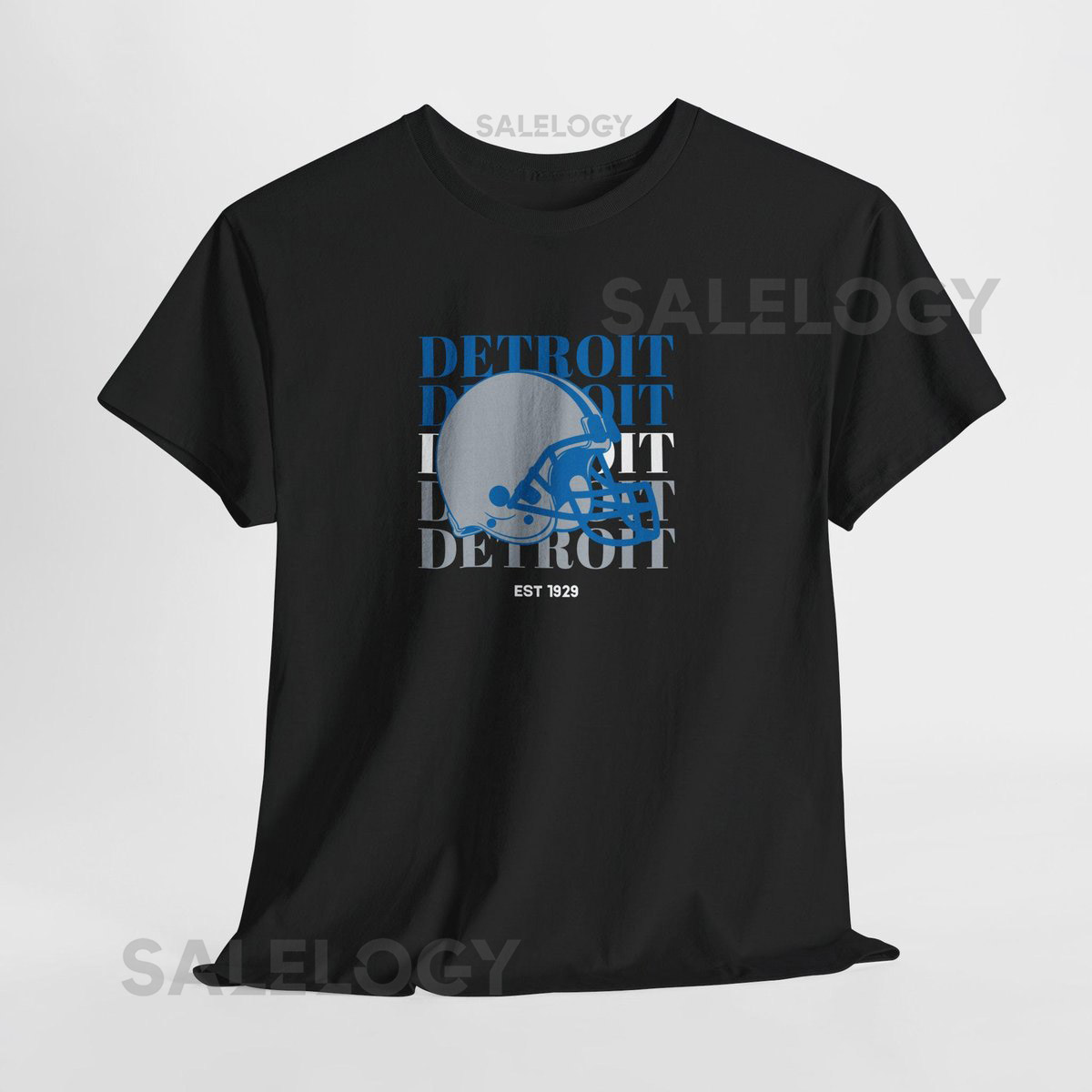 Detroit Lions Unisex Heavy Cotton Tee Casual Streetwear Game Day Apparel Sports Fan Shirt Gift for HimHer Unisex Graphic Tee_312