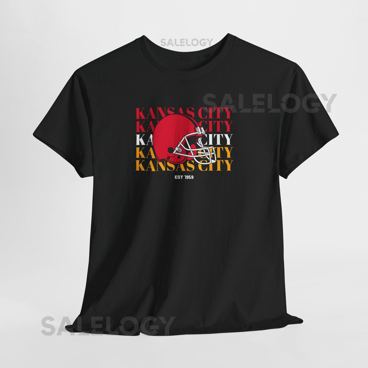 Kansas City Football Fan Tee Unisex Heavy Cotton Shirt Game Day Apparel Sportswear Gift for Fans Casual Wear Team Spirit_381