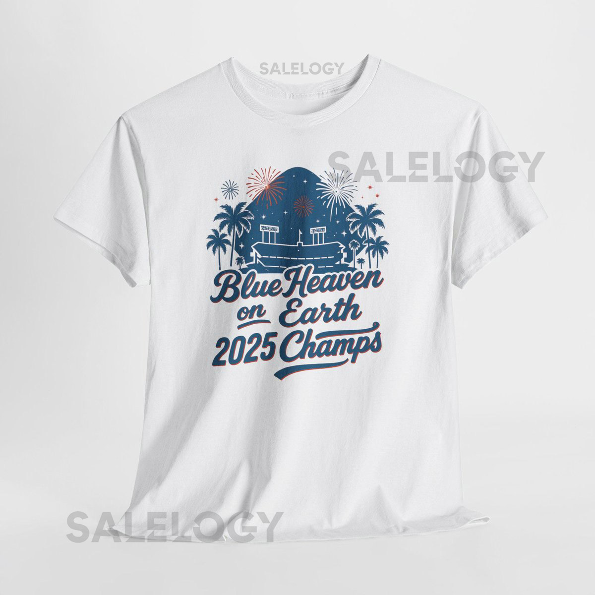 Dodgers 2025 Champs T-Shirt Blue Heaven on Earth Retro Baseball Tee Los Angeles Dodgers Vintage World Series Champion Shirt_118