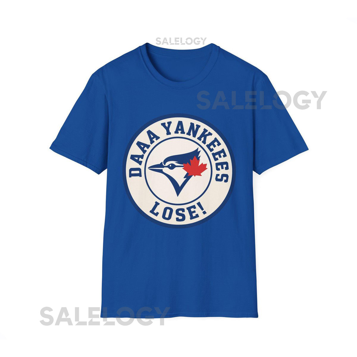 DAAA Yankees Lose Toronto Blue Jays Shirt - MLB - Baseball - Bold Graphic Design Royal Blue Sports Tee Vladimir Guerrero Jr_394