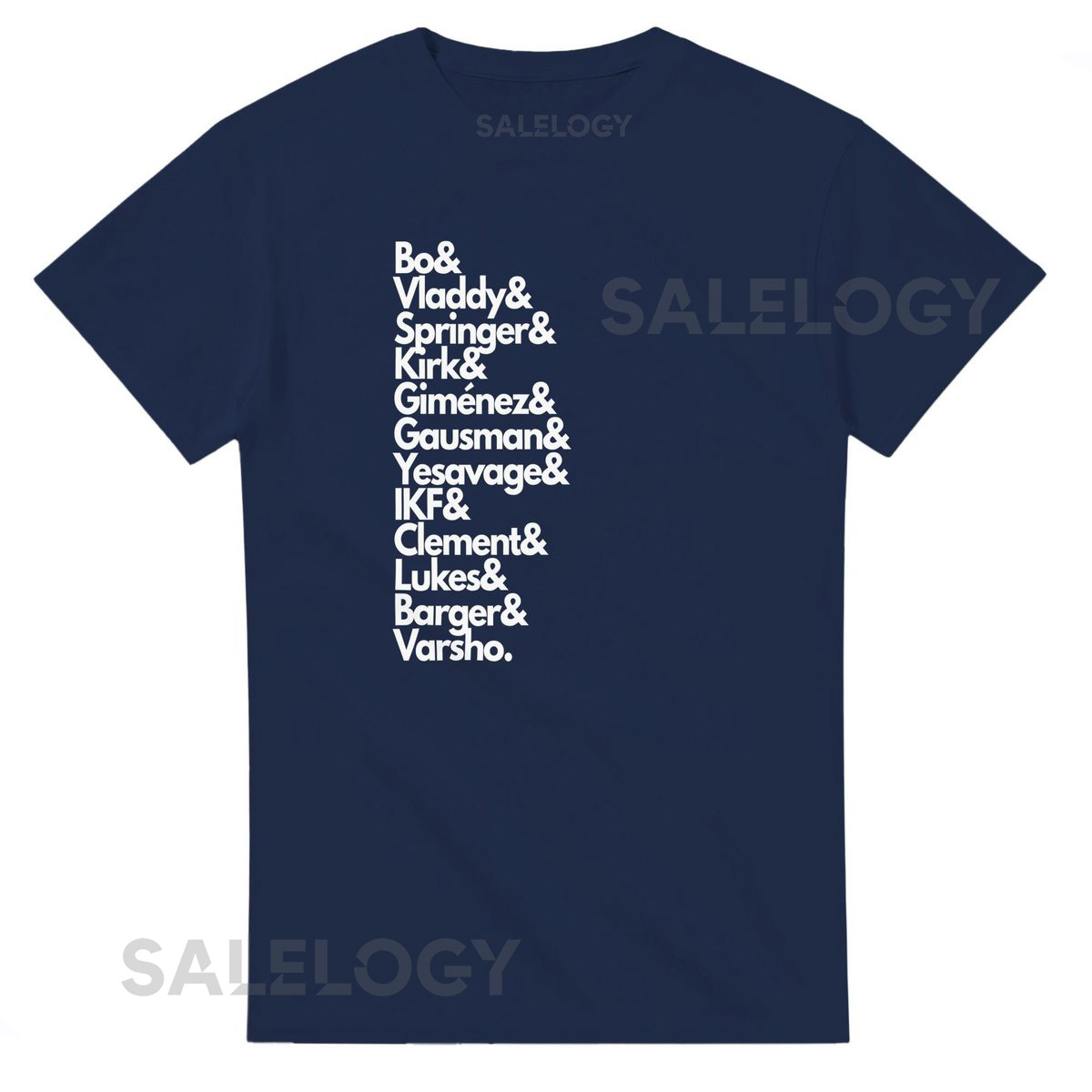 Jays Roster Shirt Toronto Player Tee Bichette Guerrero Springer Vladdy T-Shirt Game Day Top Vintage Toronto Baseball Crewneck Tee_551