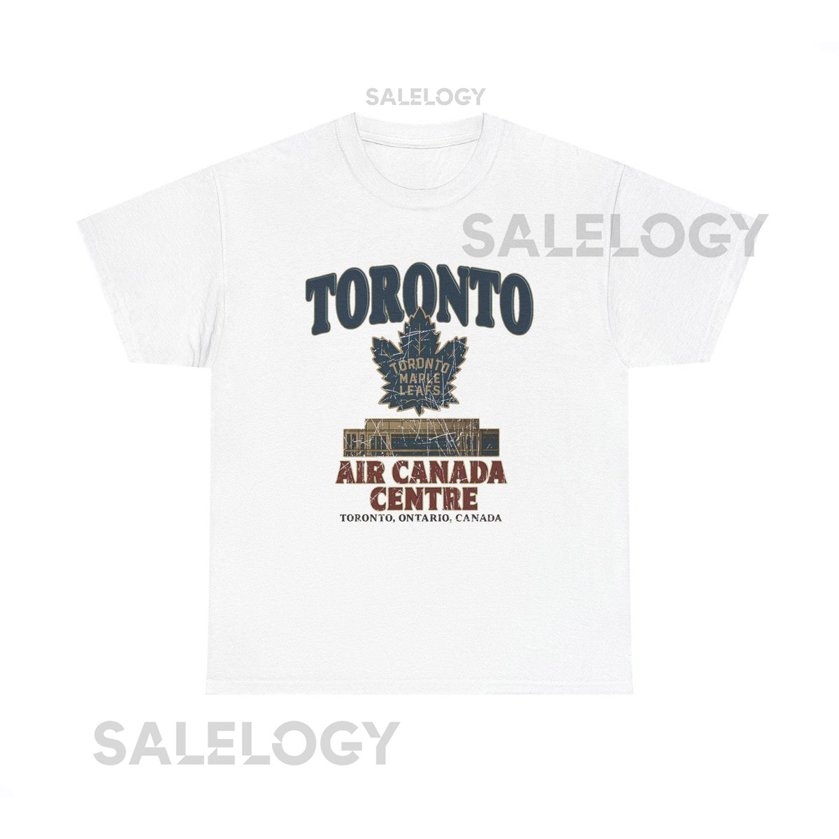 Vintage-Style Toronto Maple Leafs Air Canada Centre T-Shirt - Retro Hockey Graphic Tee_567