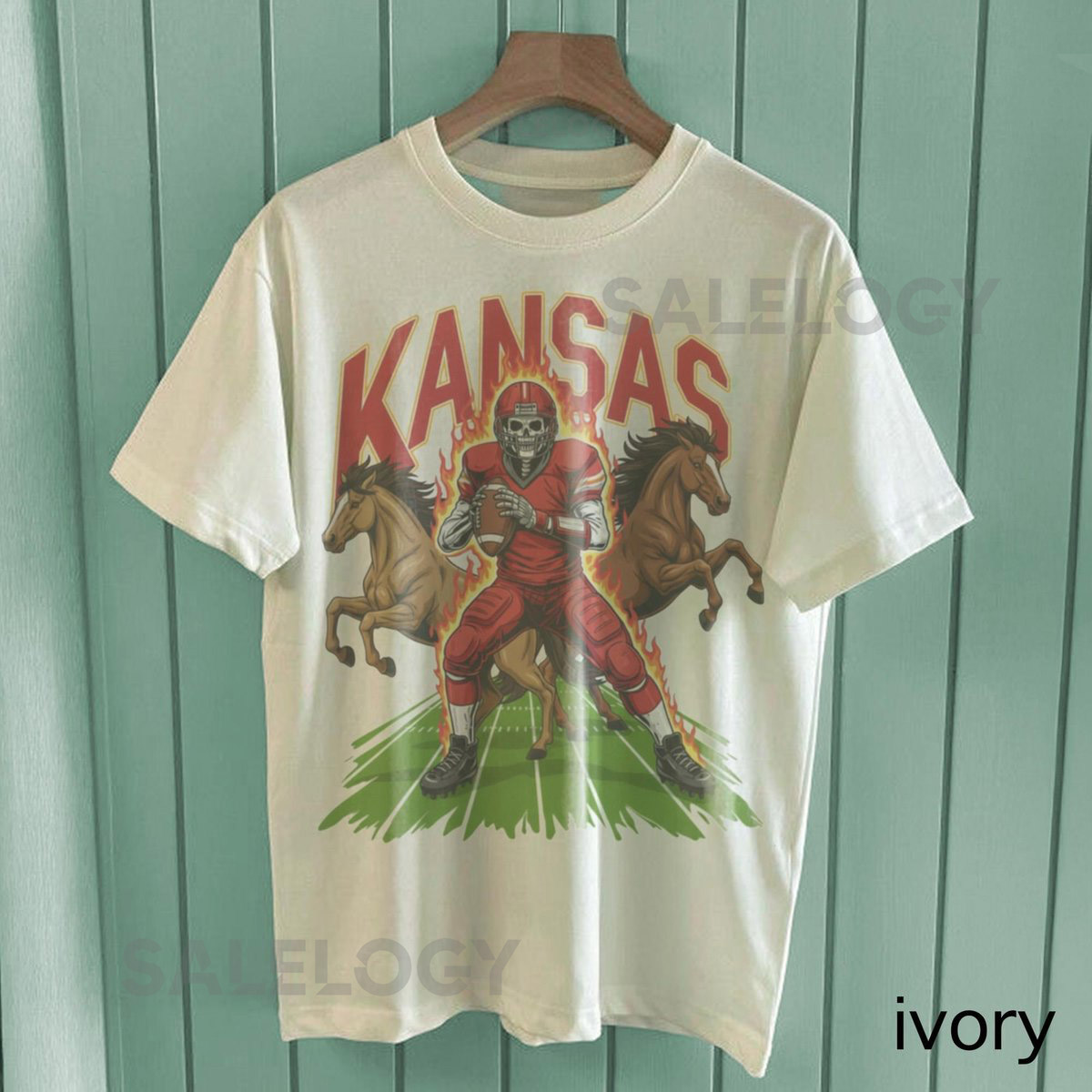 Vintage Kansas City Football Shirt Comfort Colors Chiefs Football Tee Retro 90s Game Day T-Shirt Old School Fan Merch_797