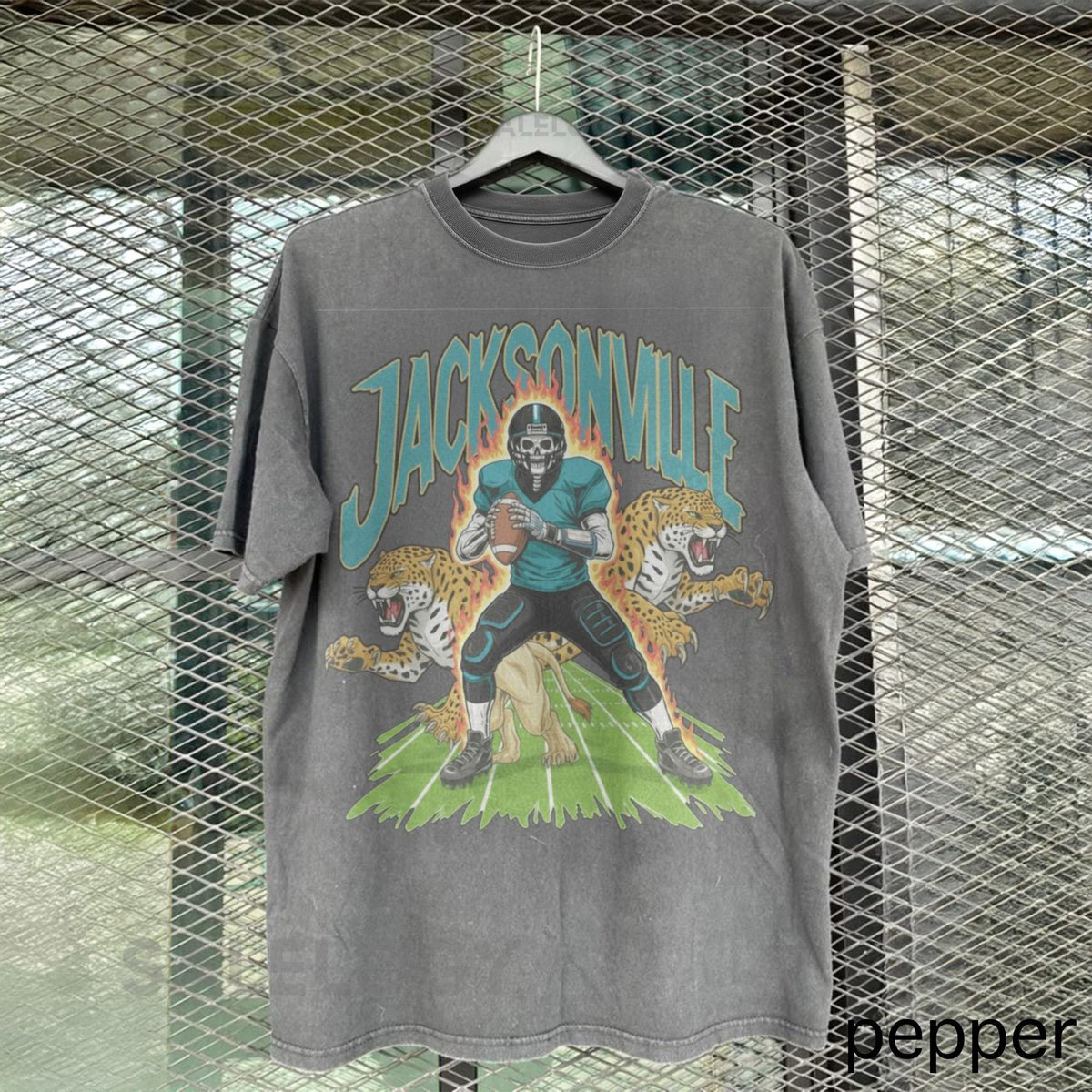 Retro Jacksonville Football Shirt Comfort Colors Jaguars Football Tee Vintage 90s Game Day T-Shirt Old School_809