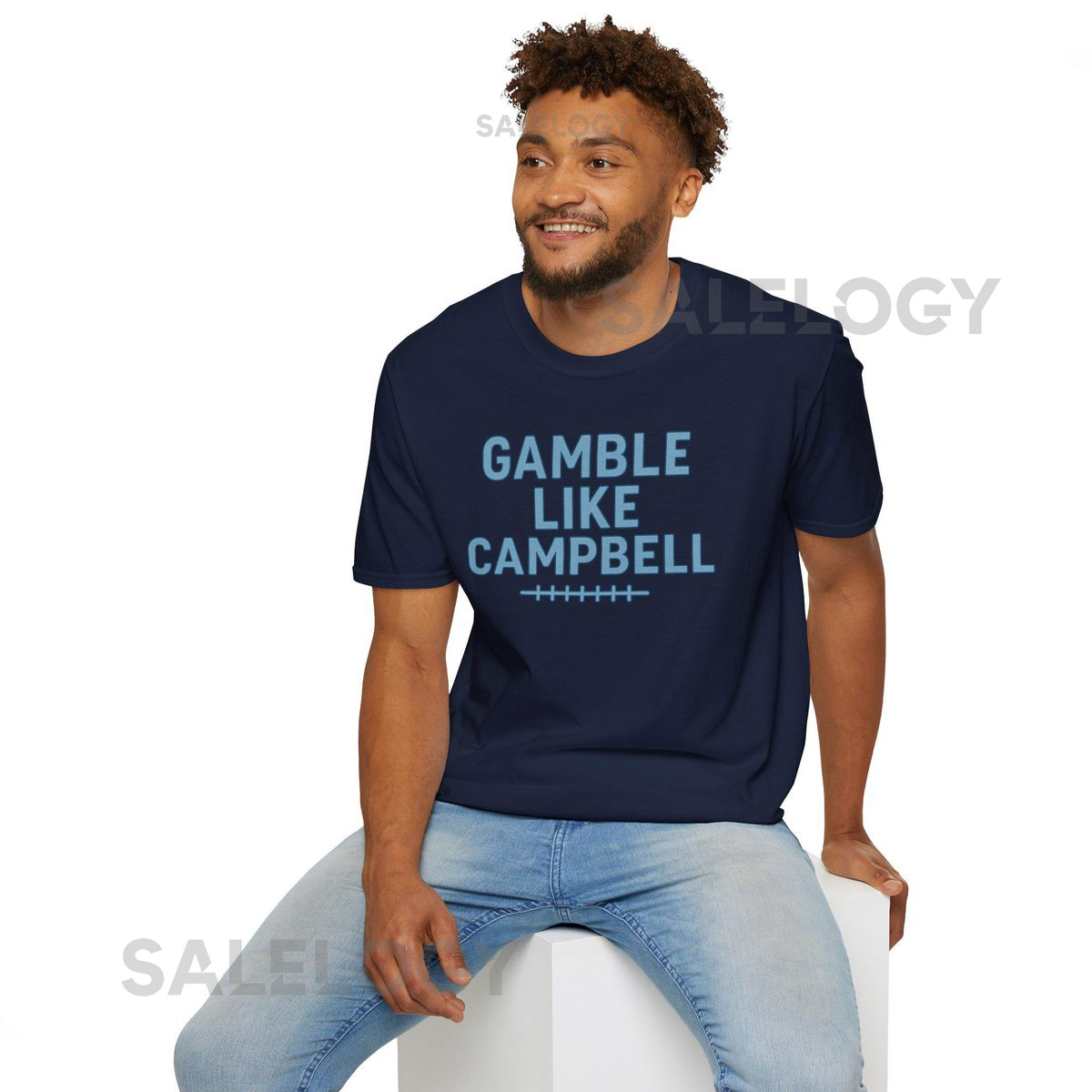 Unisex Tee Dan Campbell Detroit Lions T-Shirt - Gamble on 4th down Football Fan Shirt Sports Tee Gift for Men and Women Game Day_685