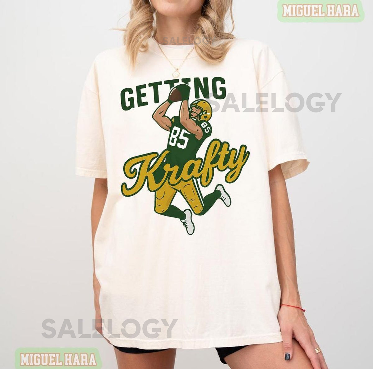 Tucker Kraft Green Bay Packers Tee NFL Football Shirt Tucker Kraft 85 Tight End Shirt Packers Fan Green Bay Gear Tailgating Party Shirt_675