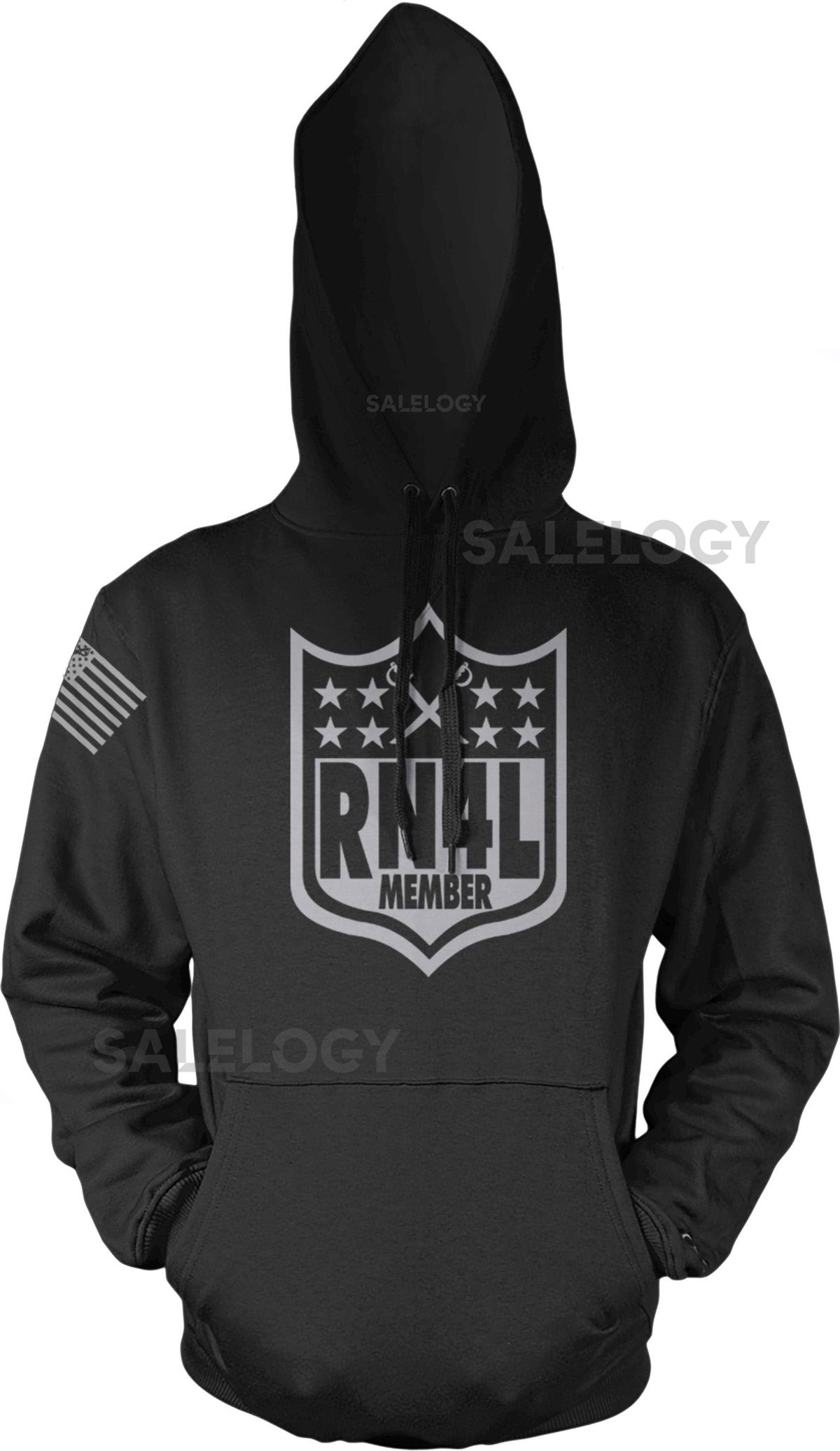 RN4L Member Black Silver Hoodie Las Vegas Edition_730