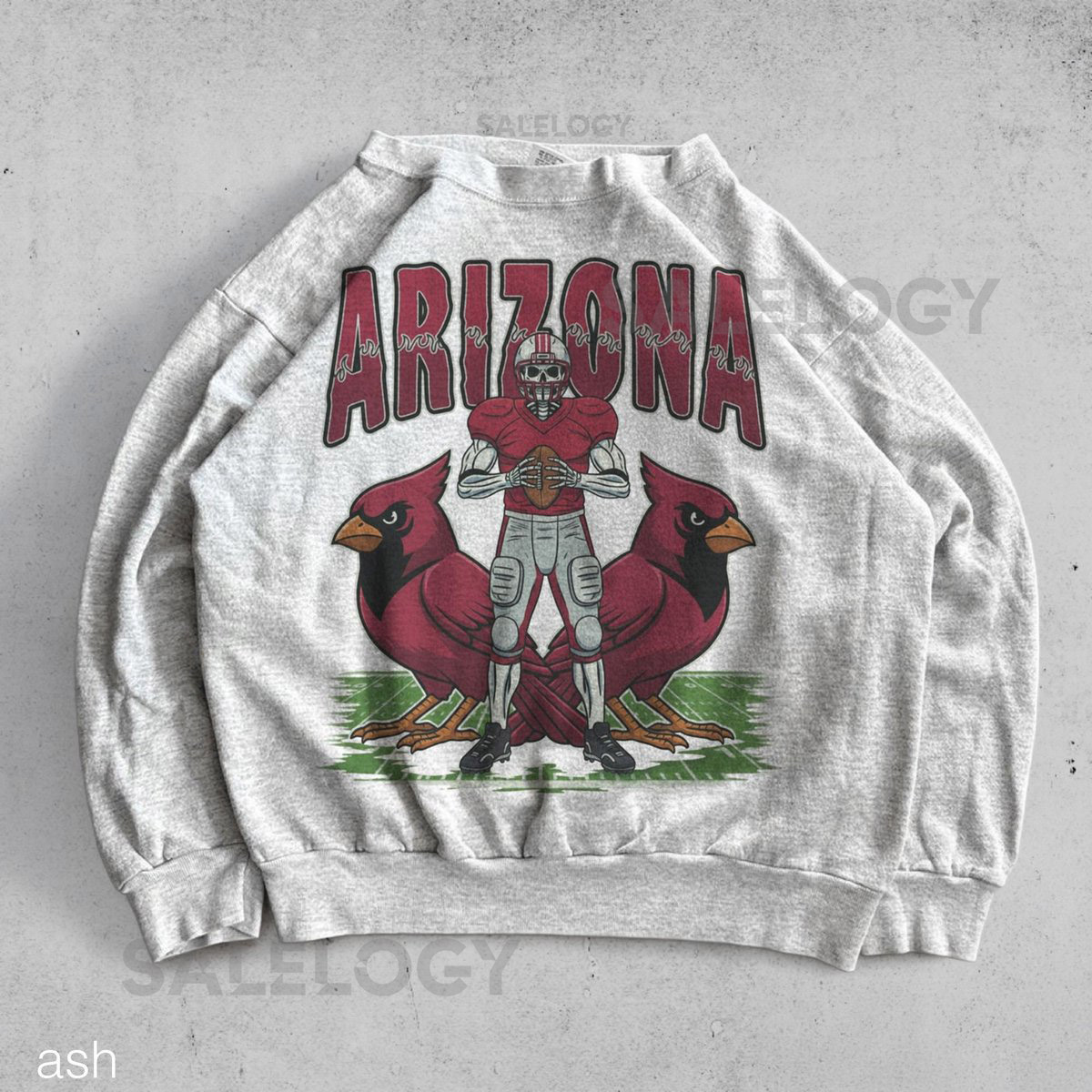 Vintage Arizona Football Crewneck Retro Cardinals 90s Sweatshirt Old School Game Day Pullover_969