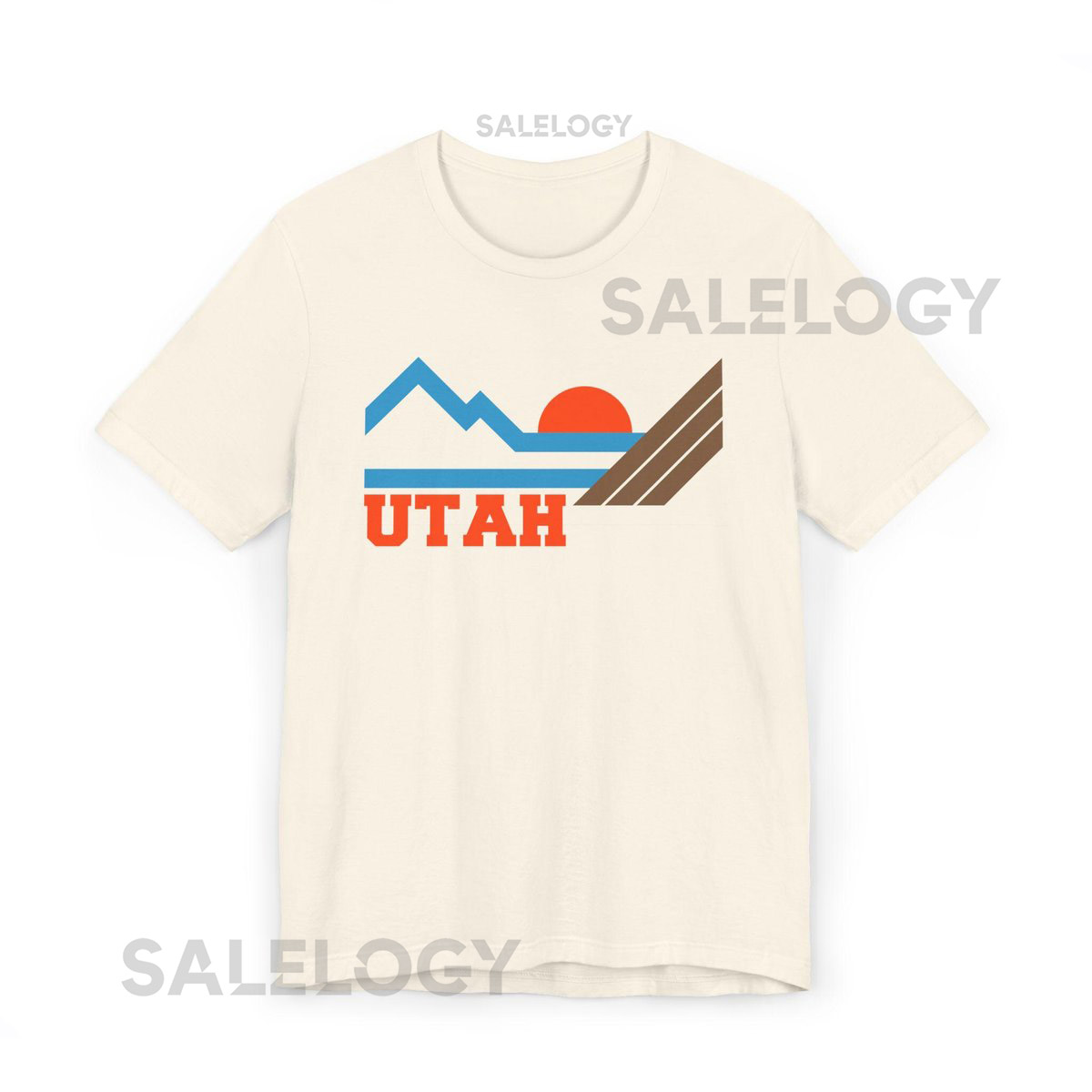 Utah Retro Mountains Sunset T Shirt Vintage Utah Tee_633