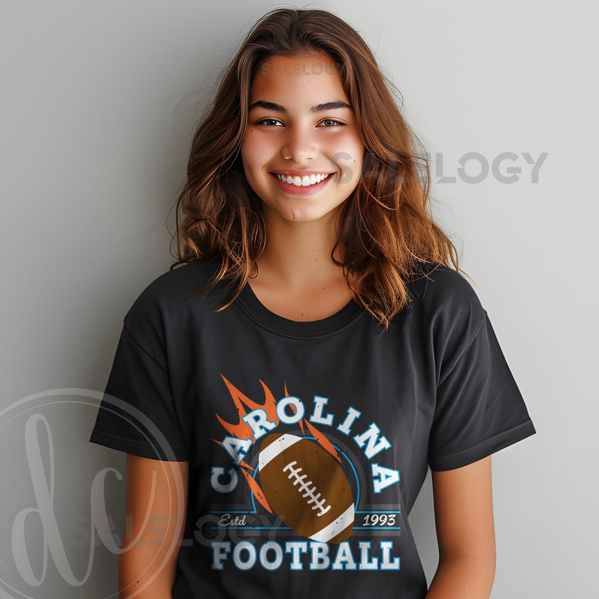 Carolina Football Shirt Unisex Vintage Style Game Day Apparel and Fan Gift_353