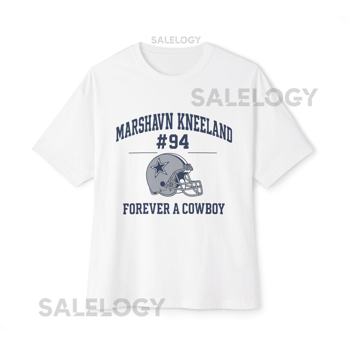 Marshawn Kneeland Forever A Cowboy Tee Unisex Oversized Boxy T-Shirt for Football Fans Dallas Cowboys Shirt Oversized Football_412