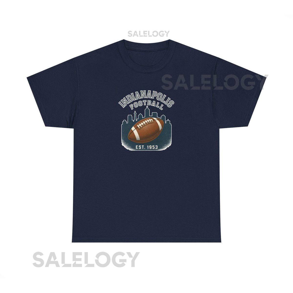 Indianapolis Colts Football Vintage Skyline Tee Establishe_468
