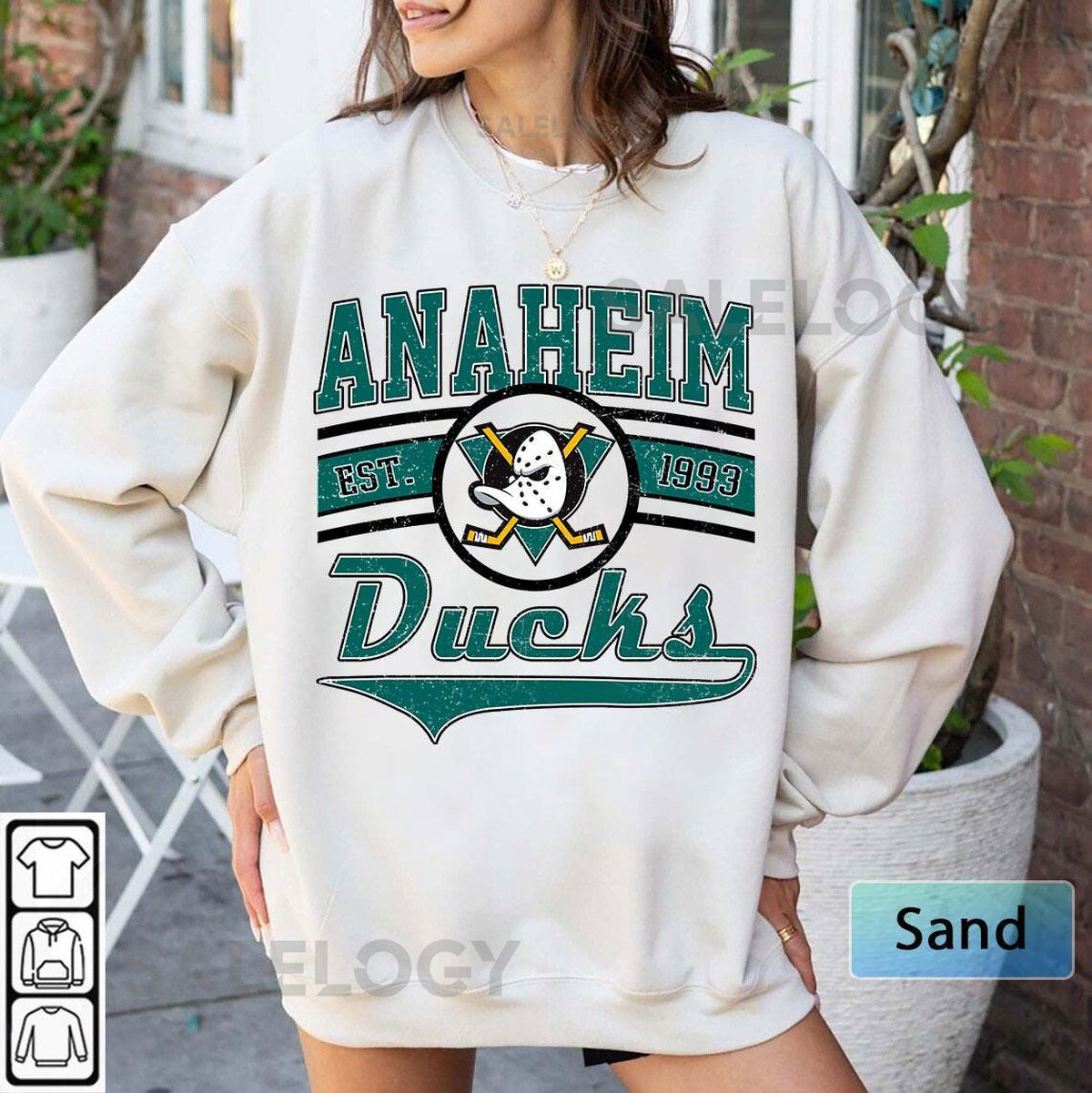 Vintage Anaheim Mighty Ducks Crewneck Sweatshirt Mighty Ducks Shirt Anaheim Mighty Ducks Hoodie Anaheim Mighty Ducks Fan Shirt_707