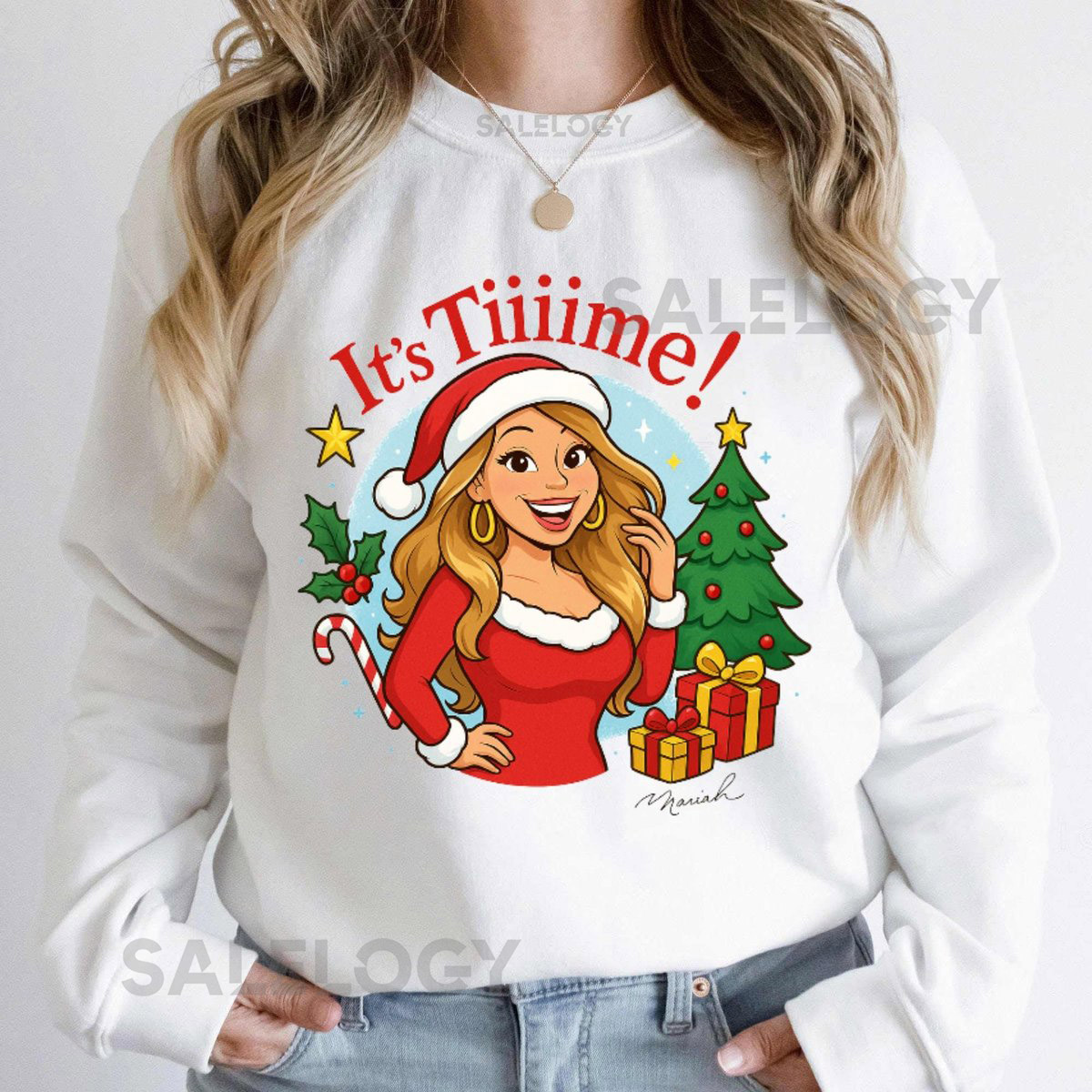 All I Want For Christmas Is Maria Carey Christmas Time Shirt Christmas Shirt Music Xmas Best Christmas Song Christmas Song It's Time_19