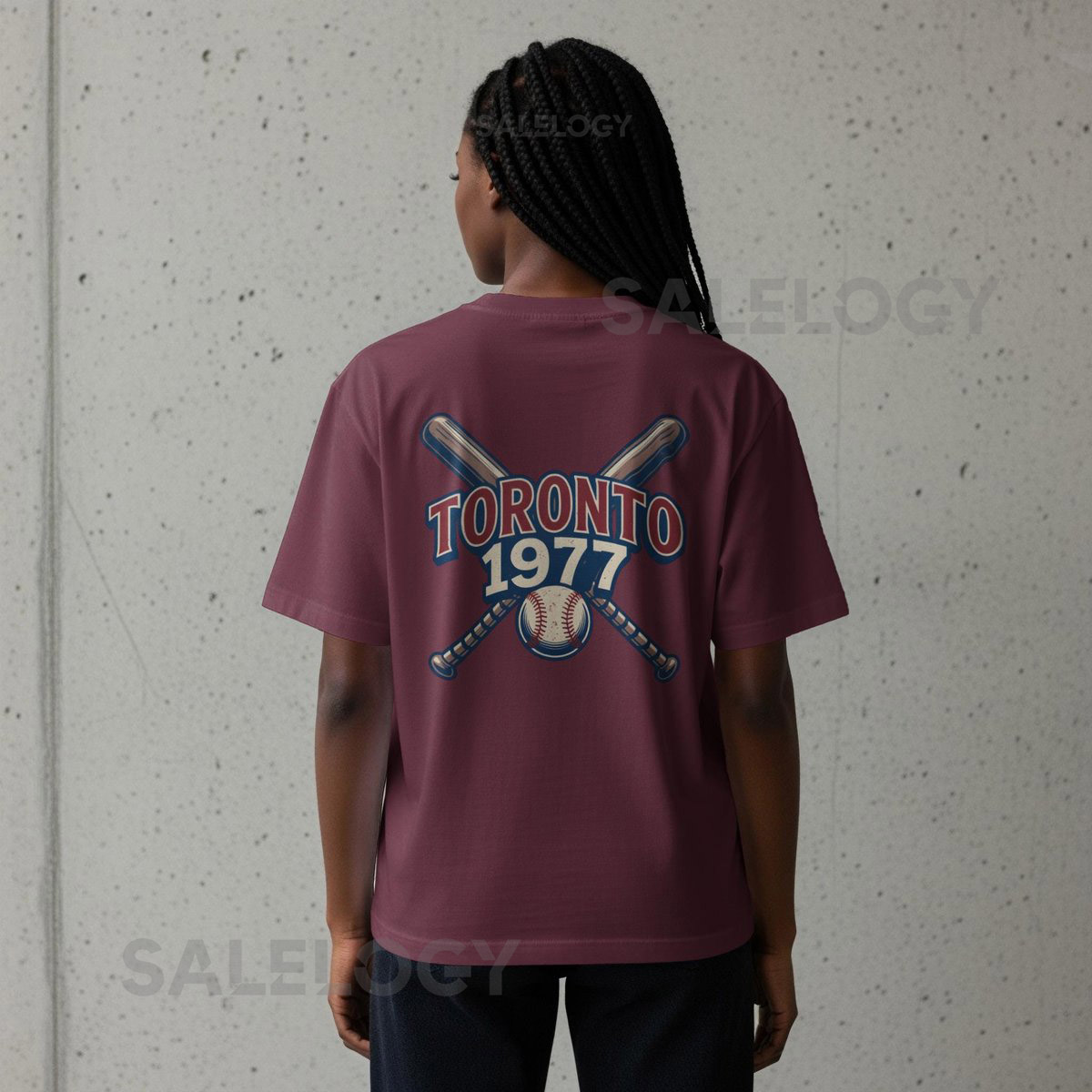 Toronto Baseball T Shirt Vintage 1977 Sports Fan Gift Retro Team Tee Baseball Bats Shirt_296