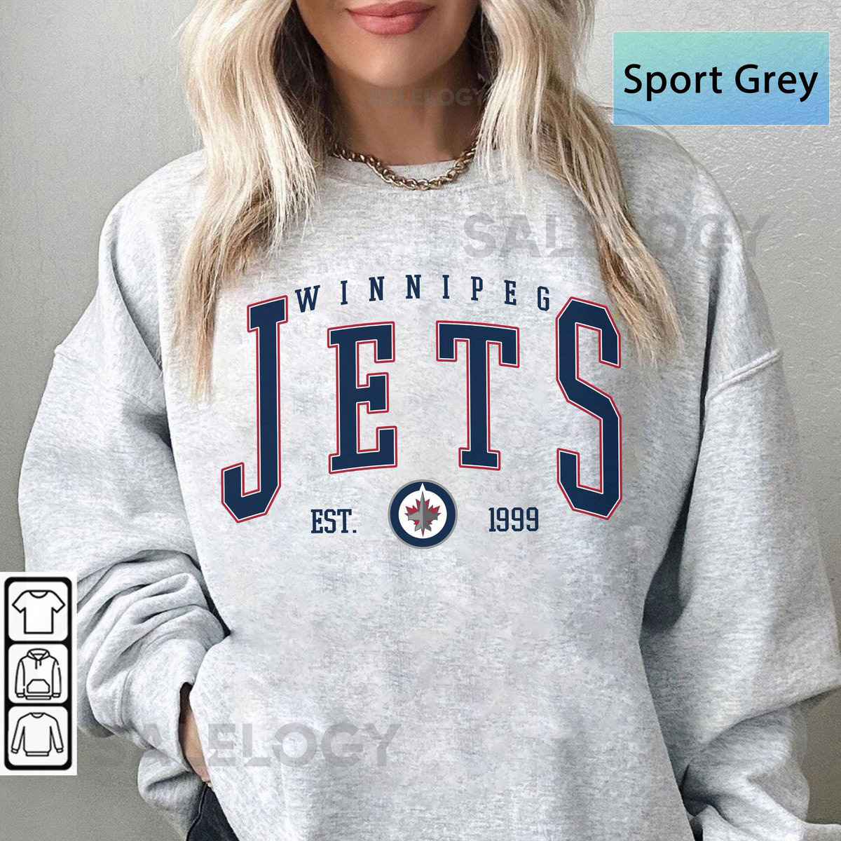 Winnipeg Jets Sweatshirt Vintage Winnipeg hockey shirt Winnipeg Hockey Crewneck Jets Hockey sweater Hockey Fan gift_817