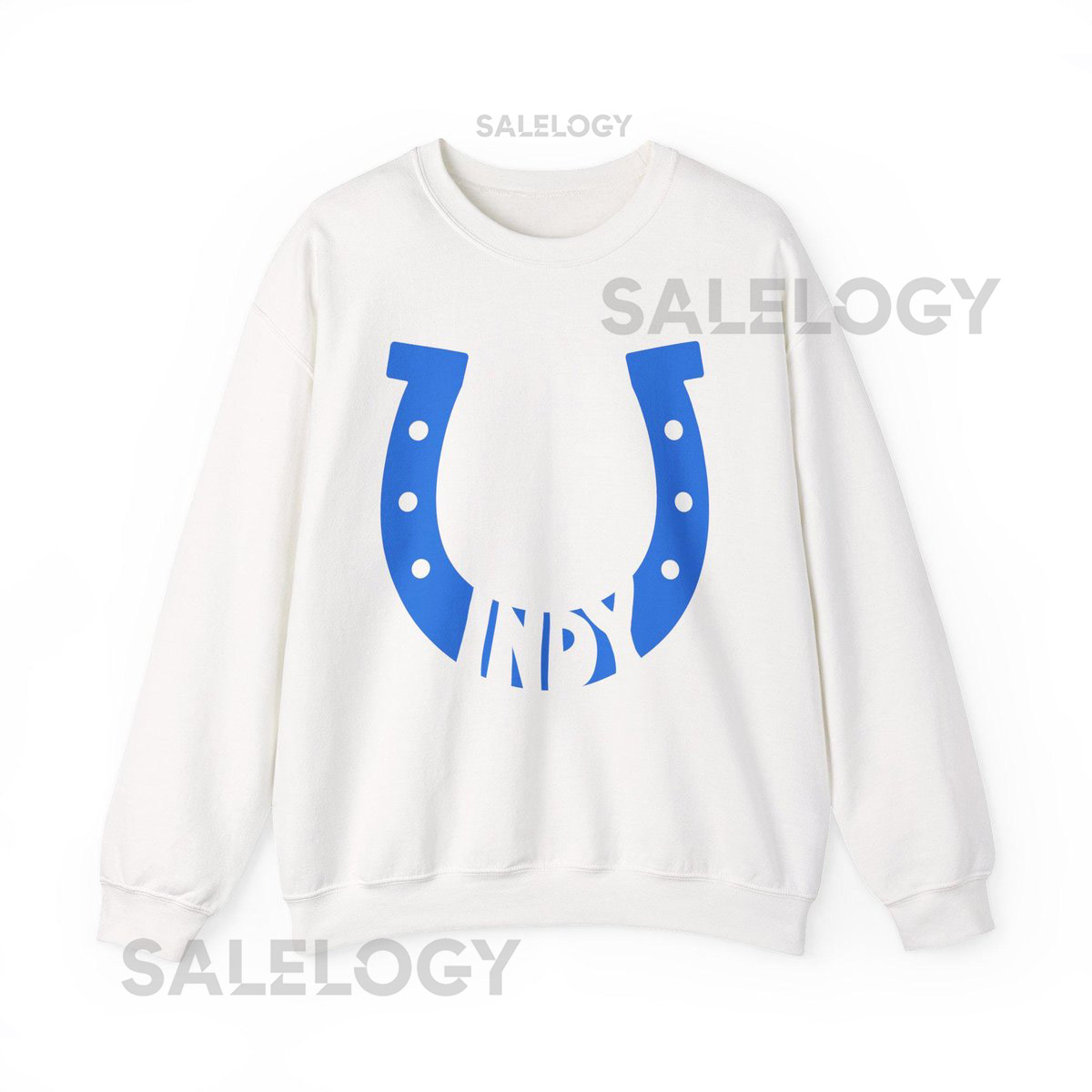 Indianapolis Colts Hand drawn Crewneck Sweatshirt - Unisex Heavy Blend Spirit Fan Apparel Football Team Cl_470