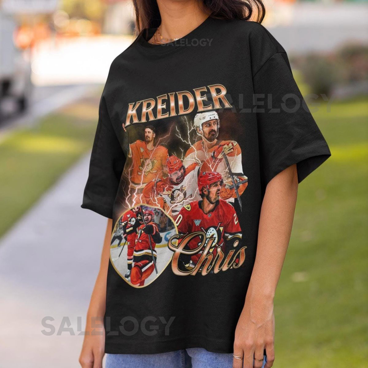 Chris Kreider Shirt Vintage 90s Anaheim Ducks NHL Hockey Design Retro Bootleg Sweater Gift Classic Graphic Tee Unisex TShirt Limited Edition_77