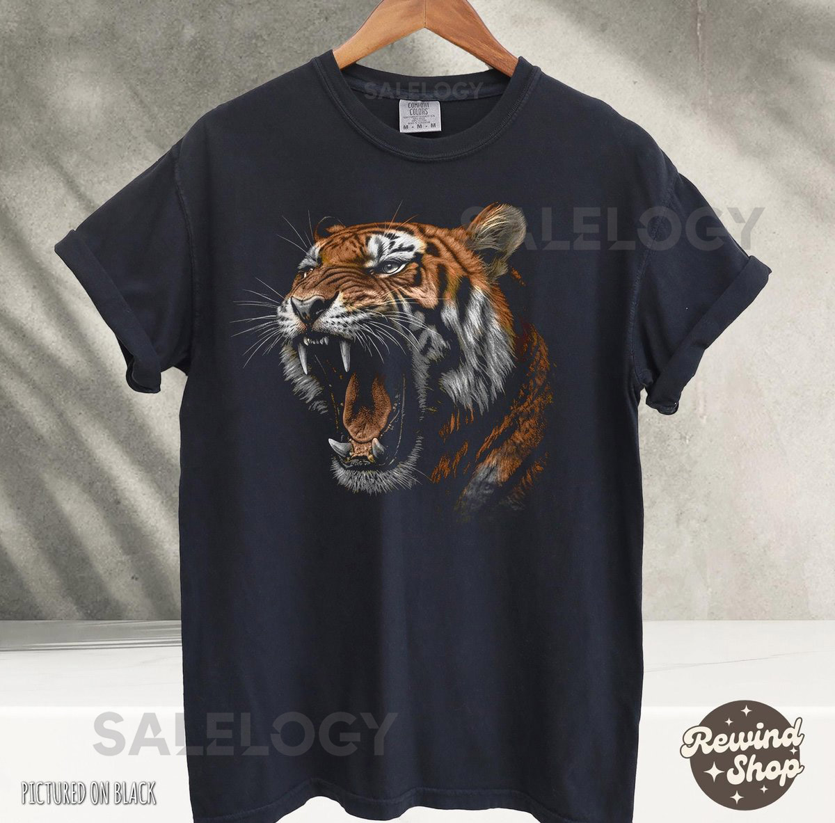 Tiger Roar TShirt Retro Game Day Football Shirt Missouri Tigers Comfort Colors Tee_792