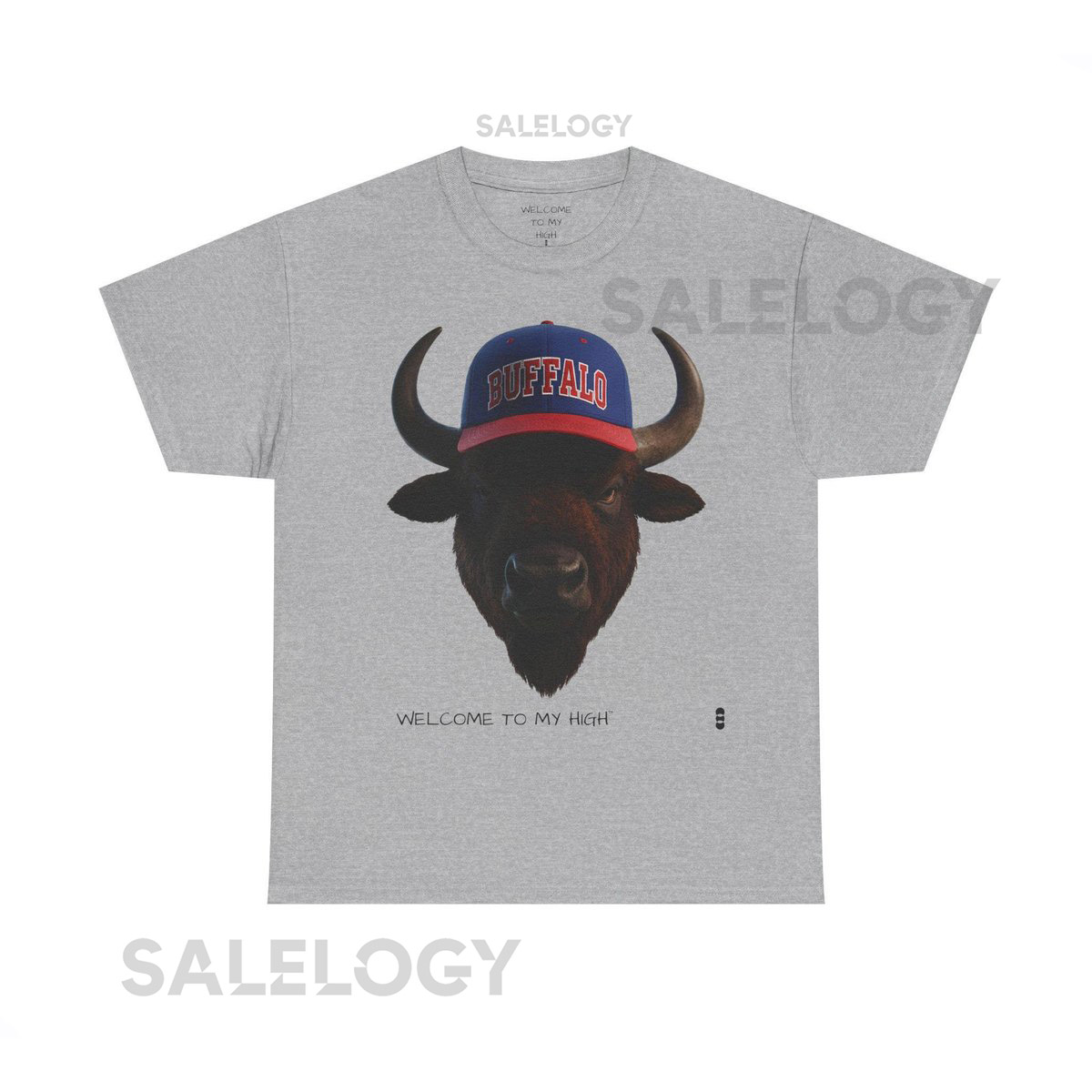 Buffalo Bills Fan T-shirt Sporty Buffalo with Cap Unisex Tee_233