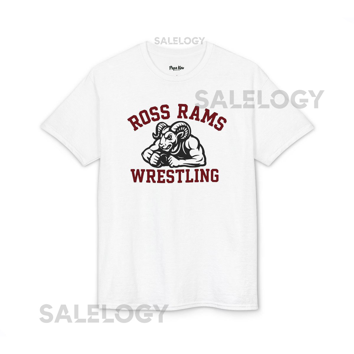 ROSS RAMS WRESTLING - Unisex DryBlend T-Shirt_734
