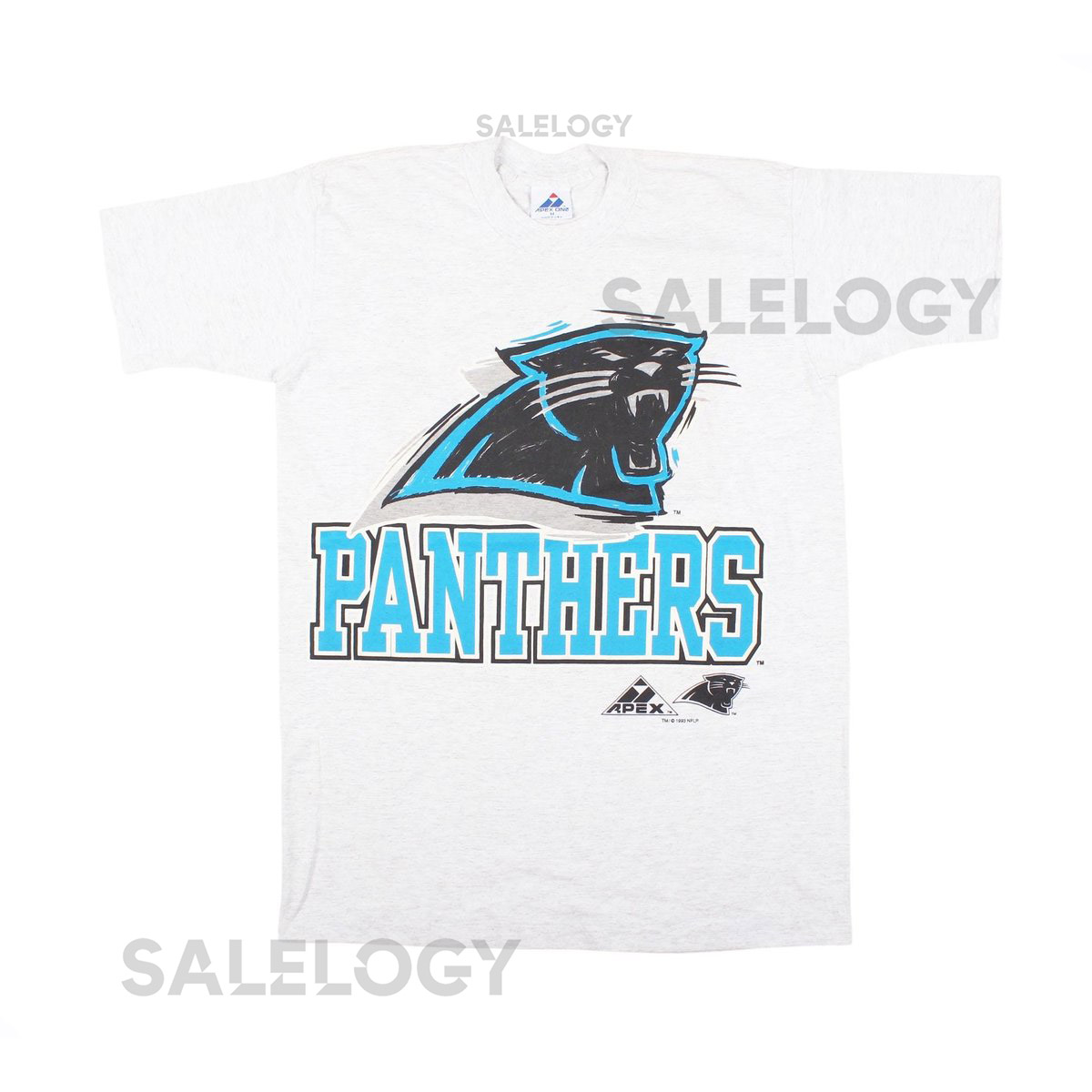 Vintage Carolina Panthers NFL Graphic T Shirt 90s Tee Single Stitch Style_1044