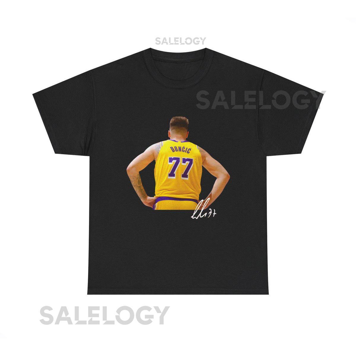 Luka Doncic Los Angeles Lakers T Shirt Autograph Edition_321