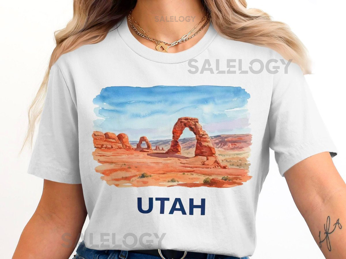 Utah T Shirt Arches Tee Western Top_652