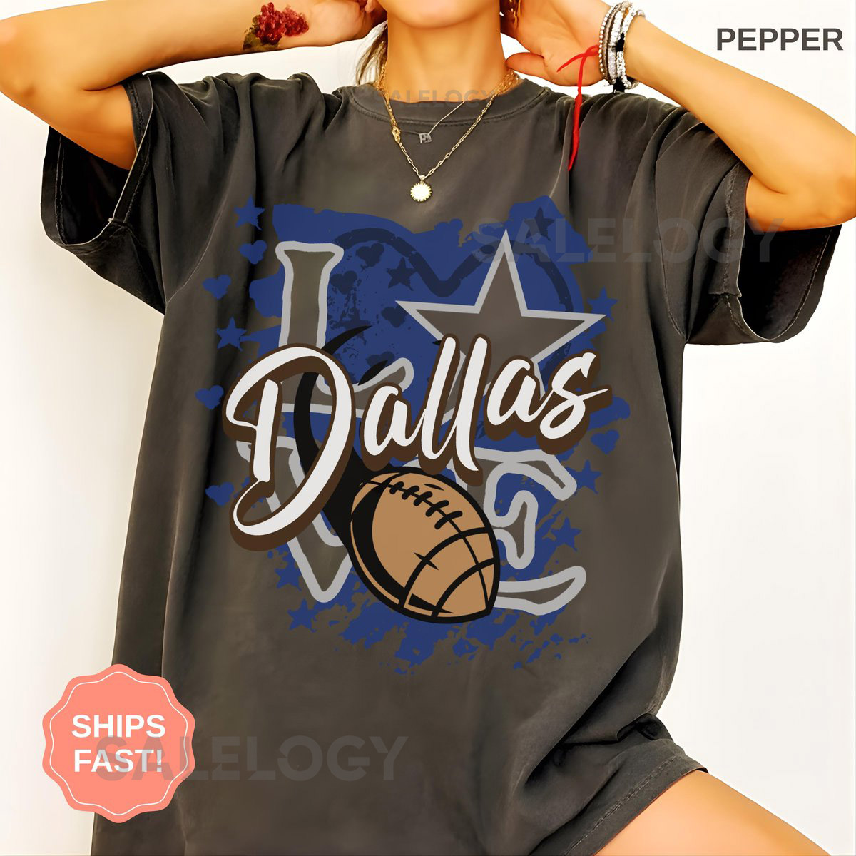 Dallas Football Shirt Love Dallas Star Touchdown Game Day T-Shirt Football Fan Sports Gift Unisex Comfort Colors Tee For Men Women_235