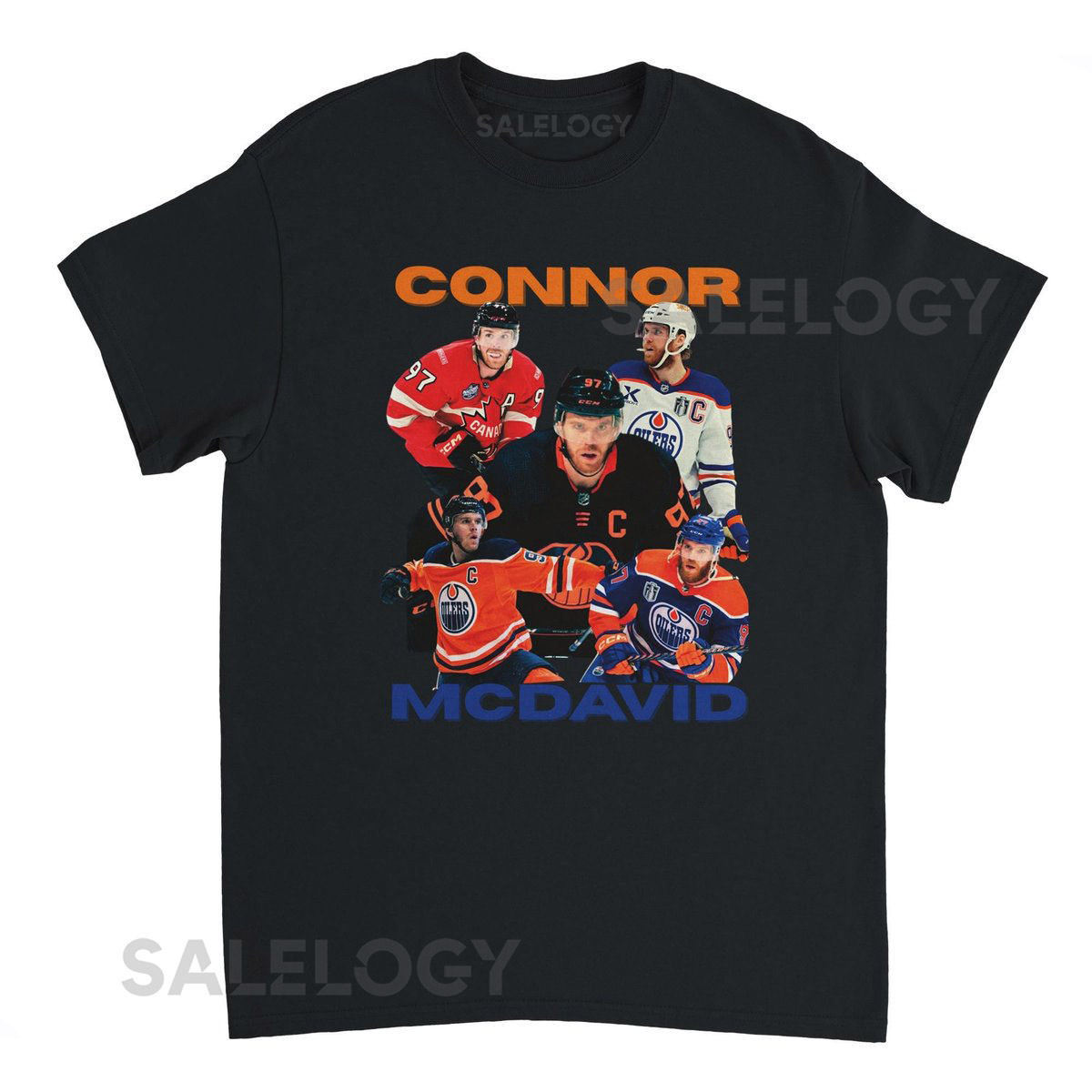 Connor McDavid Graphic Tee Heavyweight Unisex Crewneck T-shirt_104