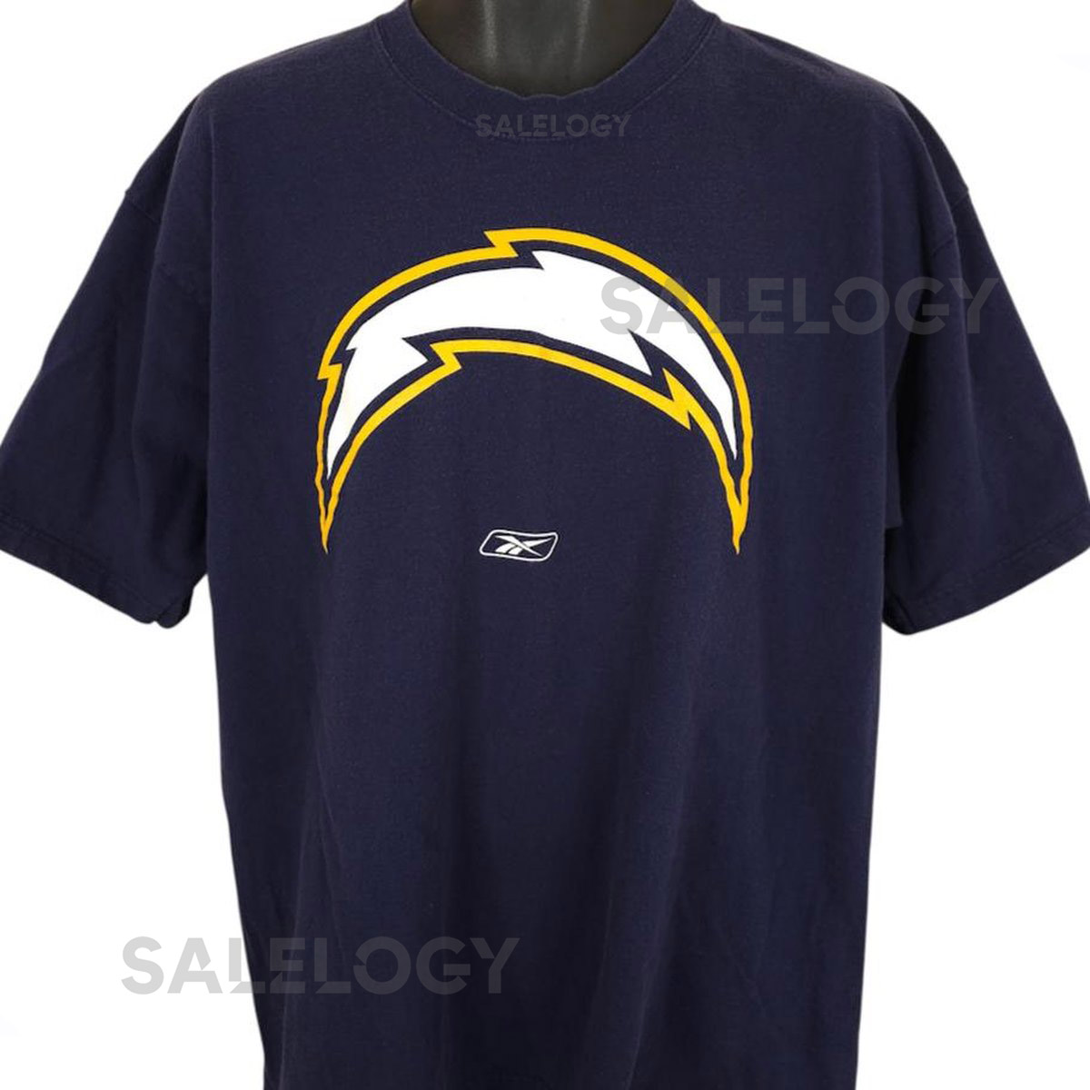 Vintage San Diego Chargers T Shirt Mens Size Large Blue Y2K OVERSIZED Fit NFL Football_831