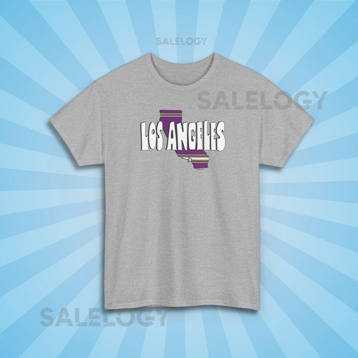 Los Angeles Graphic T-Shirt California State Outline Tee West Coast Travel Gift Unisex Shirt For Men Women LA Vacation Souvenir_286