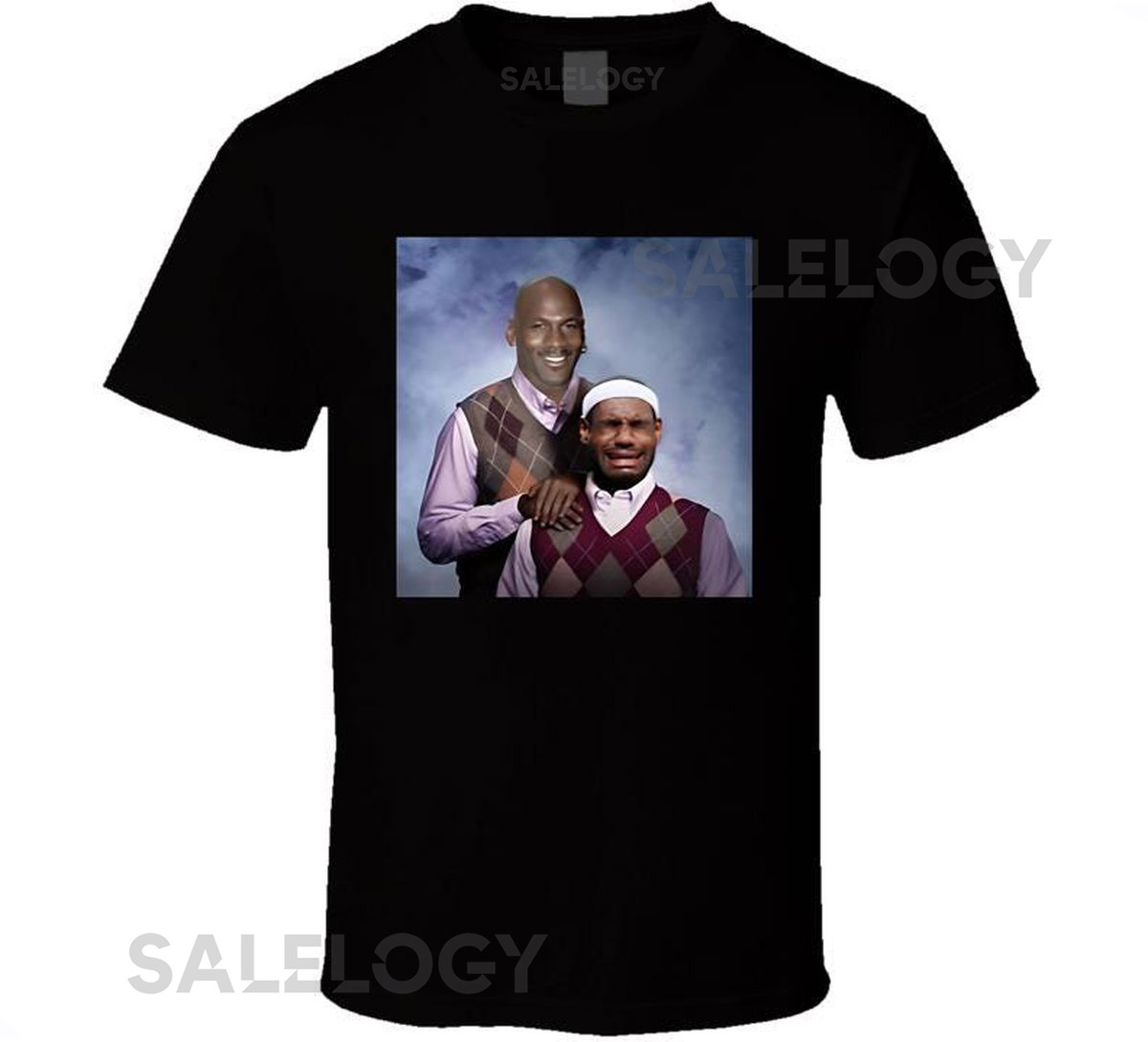 Michael Jordan And Lebron James Crying Step Brothers Basketball Fan T Shirt_627