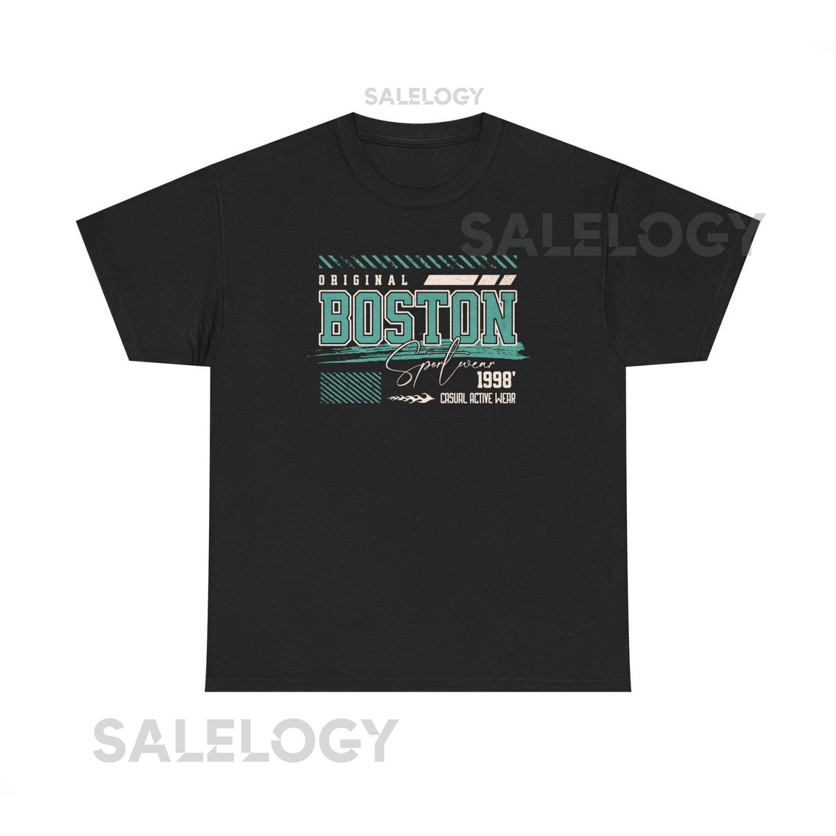 Original Boston Sportswear Tee Classic Boston Graphic Shirt for Men Women Streetwear Casual T-Shirt Athletic Style Top_487