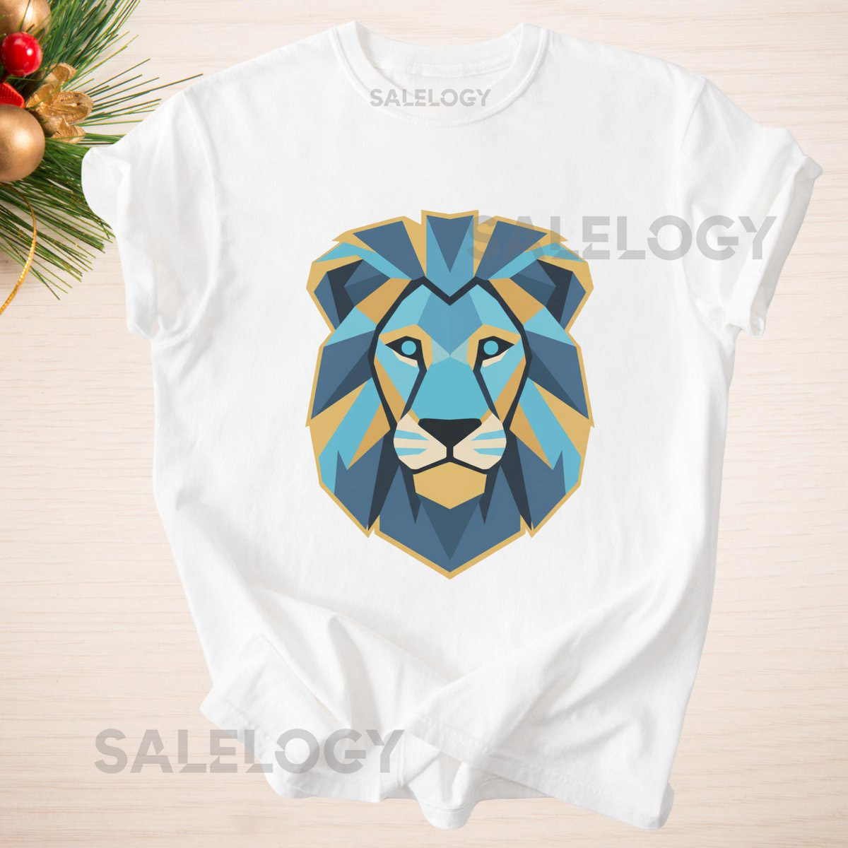 Detroit Lions Geometric Lion Head Shirt - Football Fan Apparel - Sports Tee for Men and Women - Game Day Outfit - Trendy Gift_243